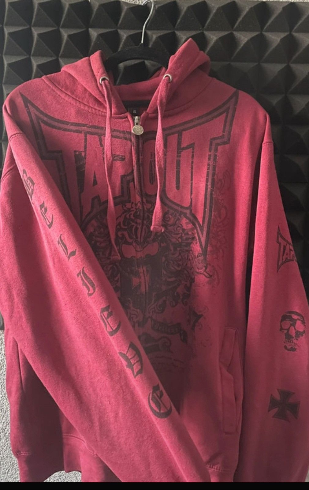 Tapout !!VINTAGE !!TAPOUT X UFC SIMPLY BELIEVE HOODIE ZIP UP Size US L / EU 52-54 / 3 - 1 Thumbnail