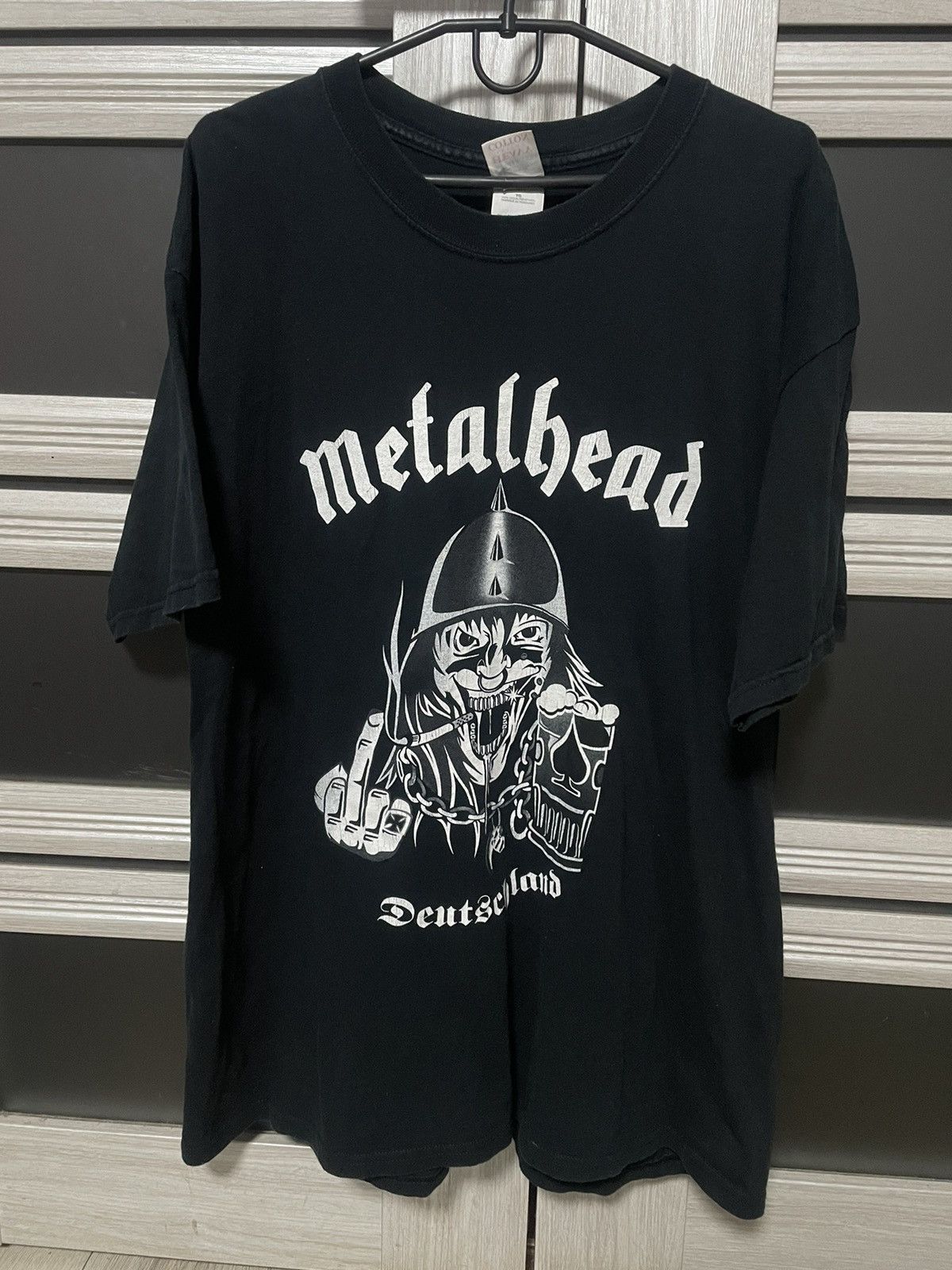 Band Tees Vintage 90s Metalhead Deutschland Heavy Metal Band Tee Size US XL / EU 56 / 4 - 1 Thumbnail