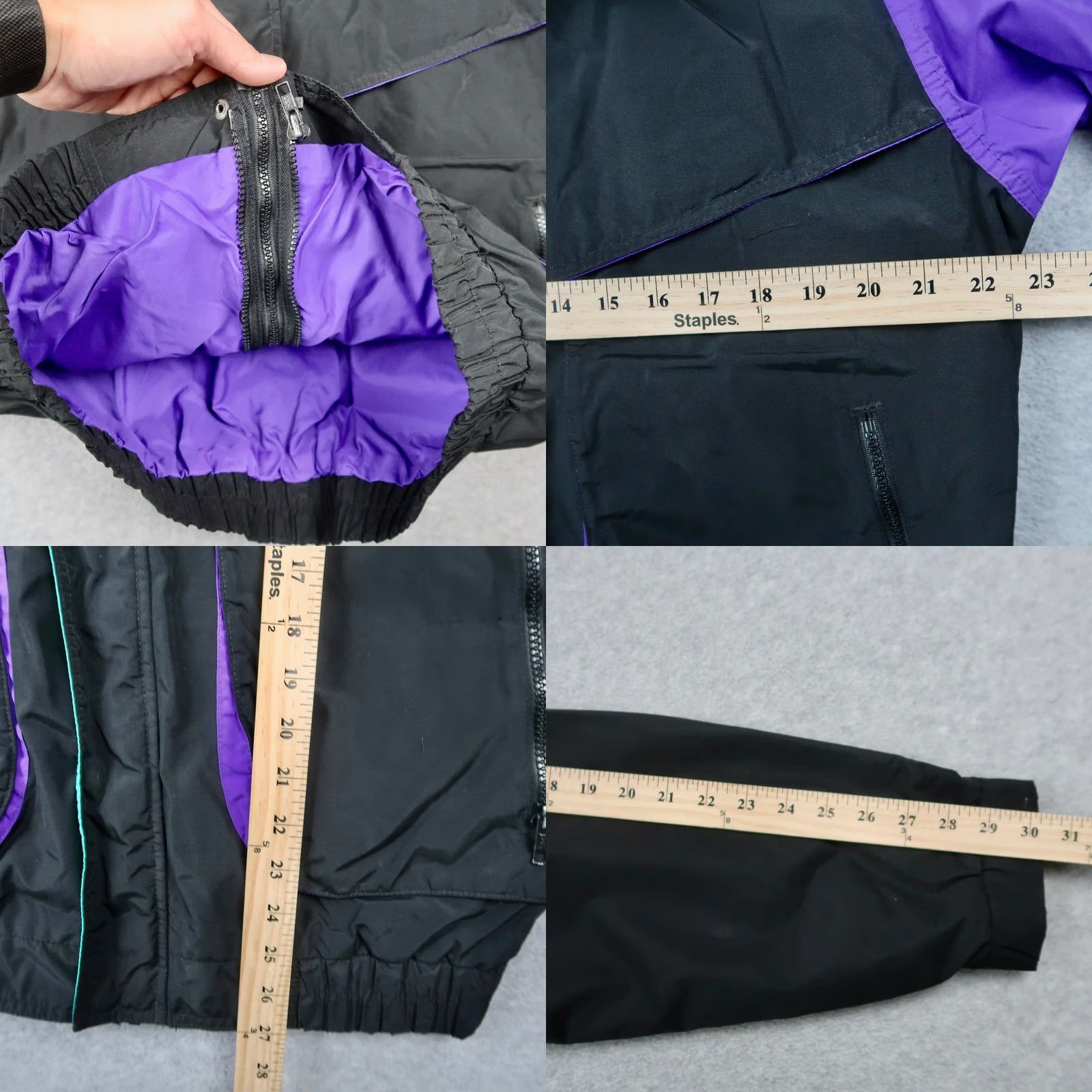 Vintage VINTAGE Columbia Jacket Mens S Small Black Purple Teal Powder Keg Sportswear Size US S / EU 44-46 / 1 - 8 Thumbnail