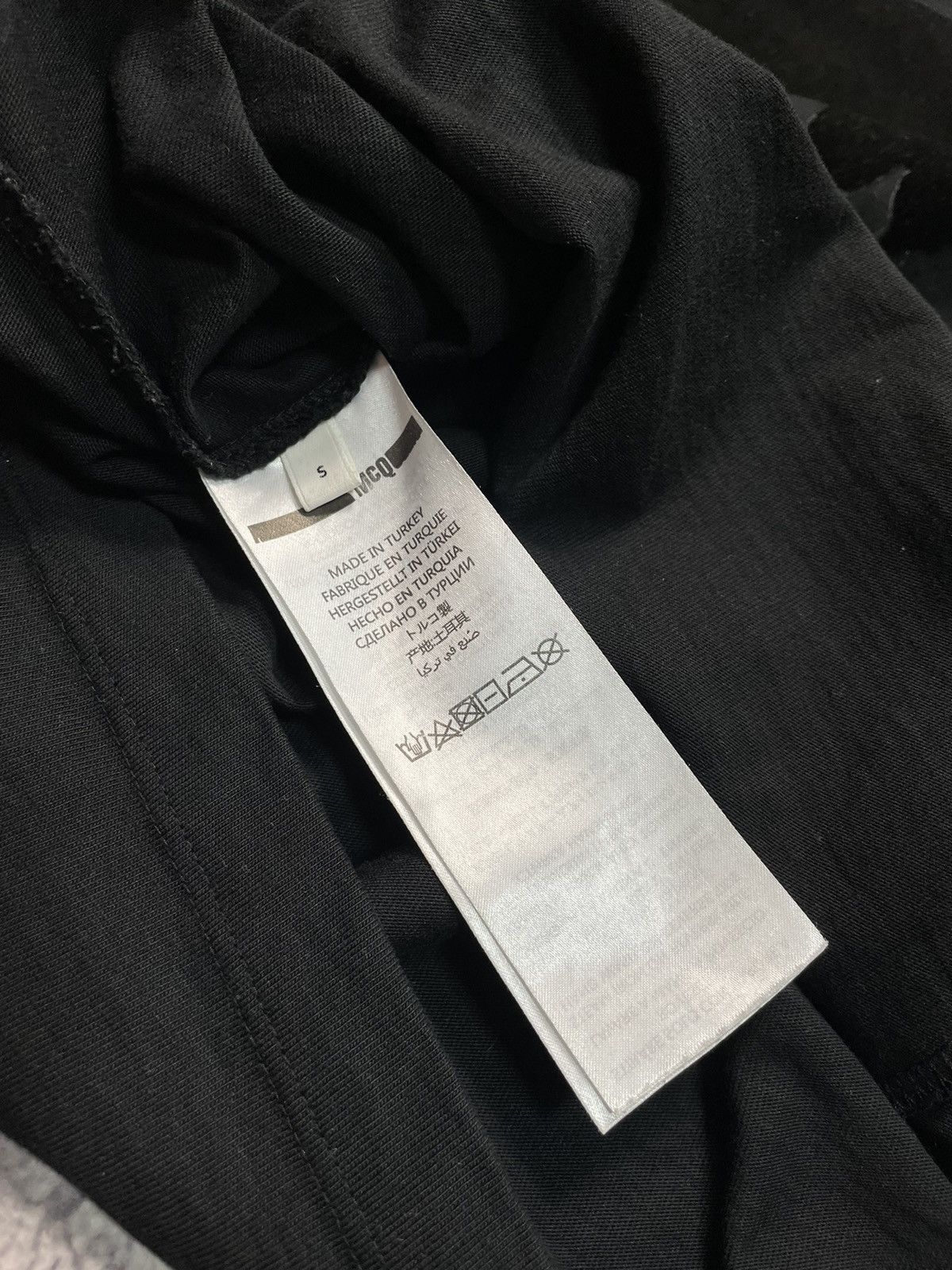 Alexander McQueen Alexander McQueen Monster Velour Velvet Logo Tee S Size US S / EU 44-46 / 1 - 7 Thumbnail