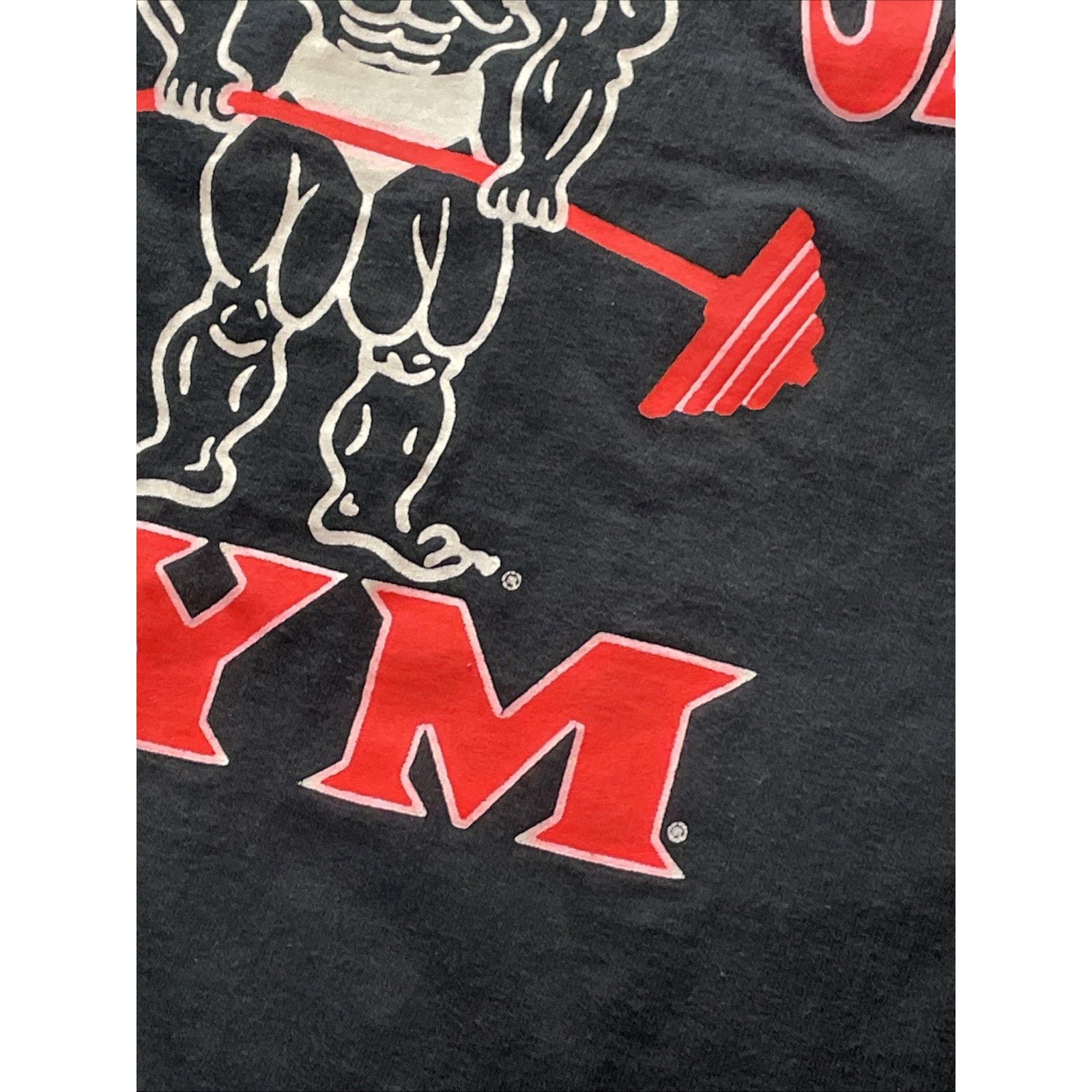 Other Vtg 80s Gold's Gym T-Shirt Single Stitch Small Black Muscle Size US S / EU 44-46 / 1 - 4 Thumbnail