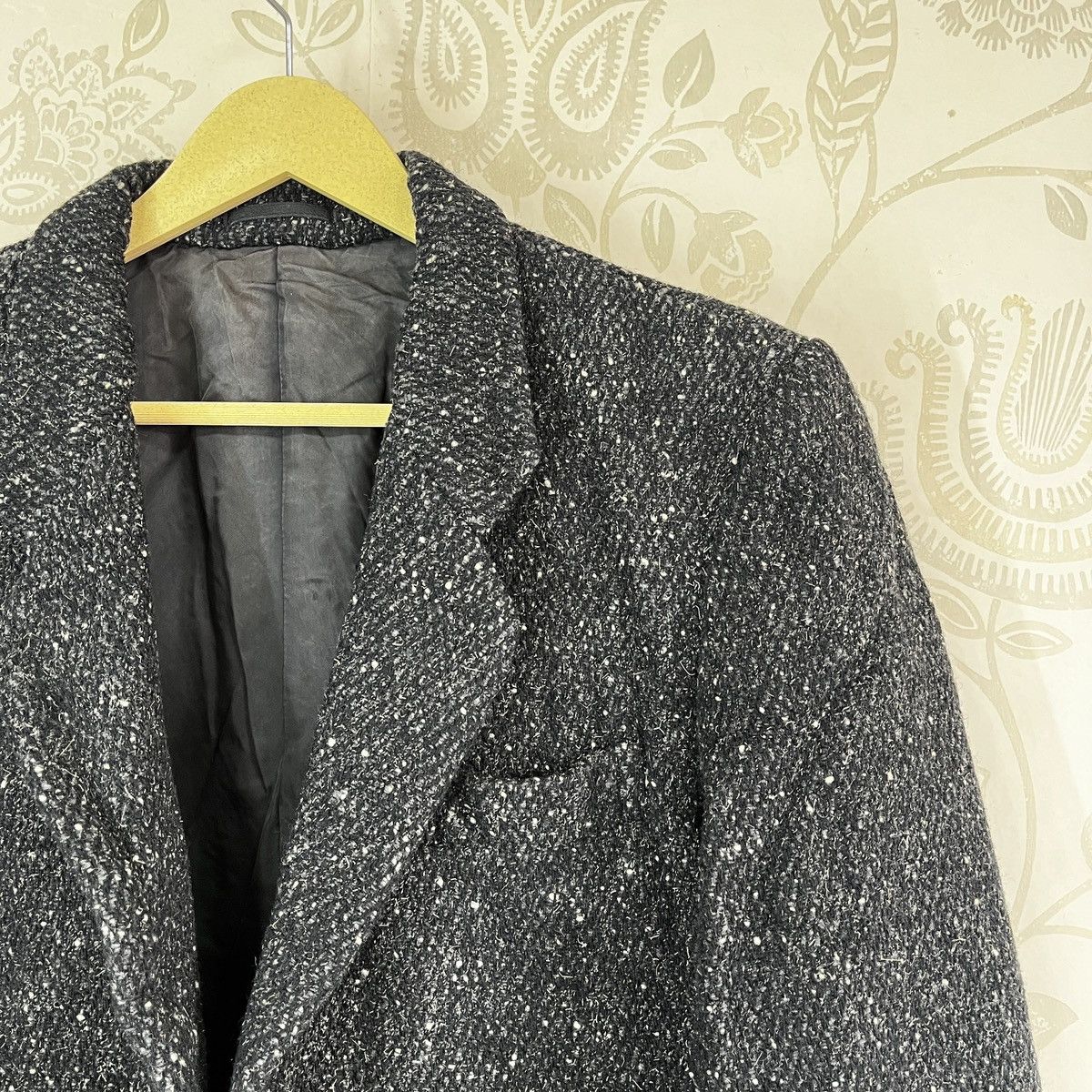 Vintage × Y's for Men × Yohji Yamamoto Y's Hommes YOHJI YAMAMOTO Coat Wool Jacket Size 44R - 6 Thumbnail