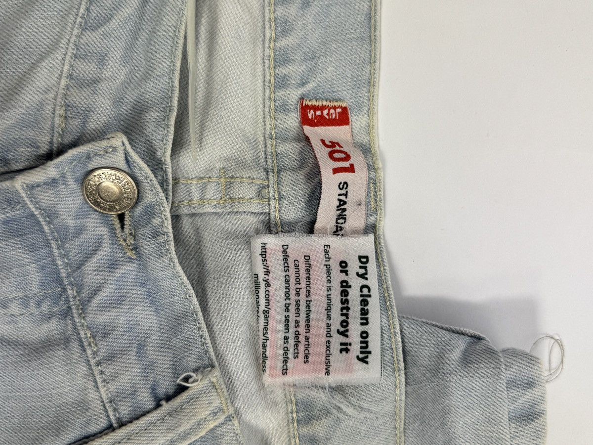 Levi's COUCOU BEBE CHANGEMENT DE PROPEIETAIRE DISTRESSED JEANS Size US 36 / EU 52 - 6 Thumbnail