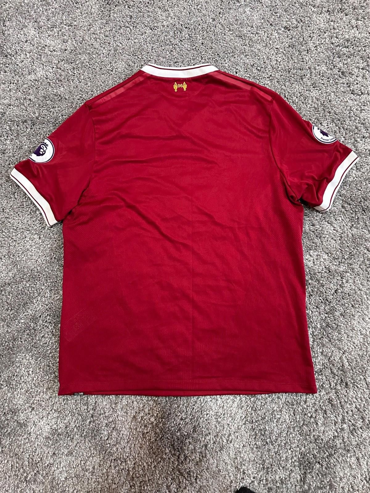 New Balance Liverpool 2017-2018 Home Soccer Jersey Football Kit Sz L Size US M / EU 48-50 / 2 - 7 Thumbnail