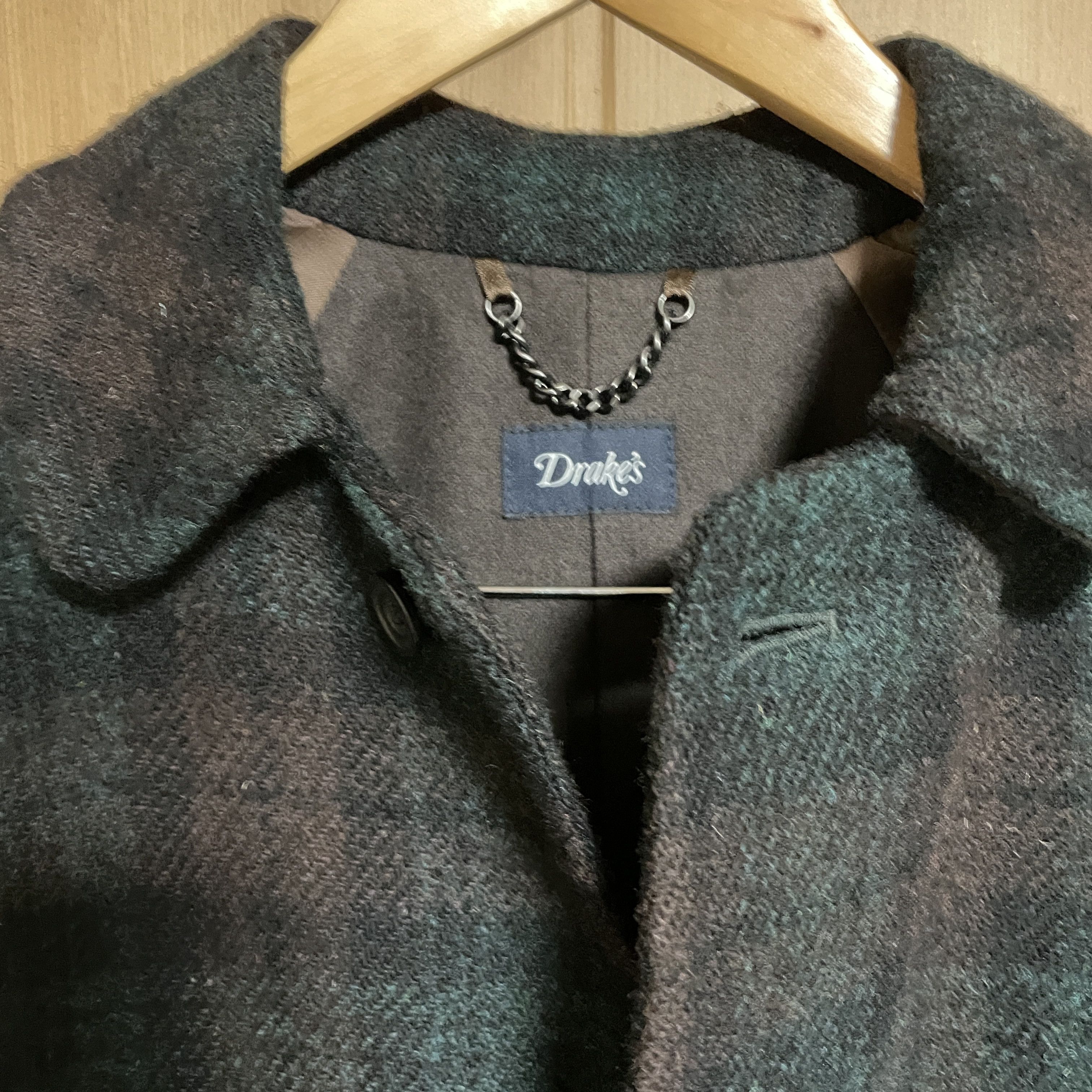 Drake's Drake's Blackwatch Harris Tweed wool coat 36 Size US M / EU 48-50 / 2 - 3 Thumbnail
