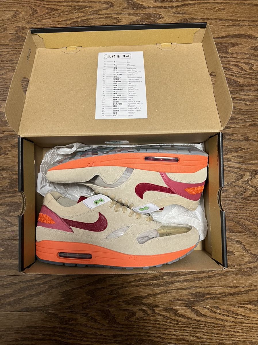 CLOT × Nike CLOT x Air Max 1 ‘Kiss of Death’ 2021 Size US 13 / EU 46 - 3 Thumbnail