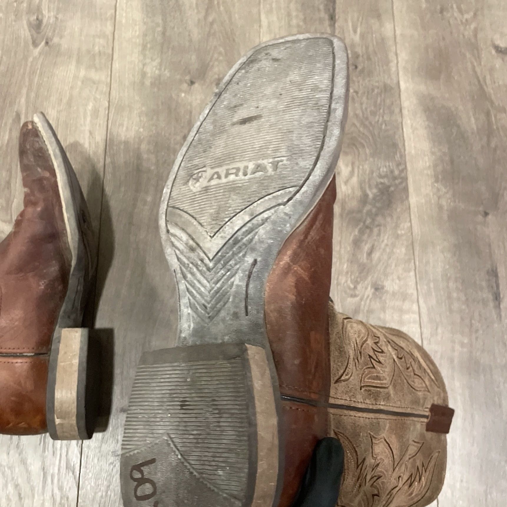 Ariat Ariat Everlite Fast Time Western Boot Brown Men Size 11 D Cowboy Size US 11 / EU 44 - 8 Thumbnail