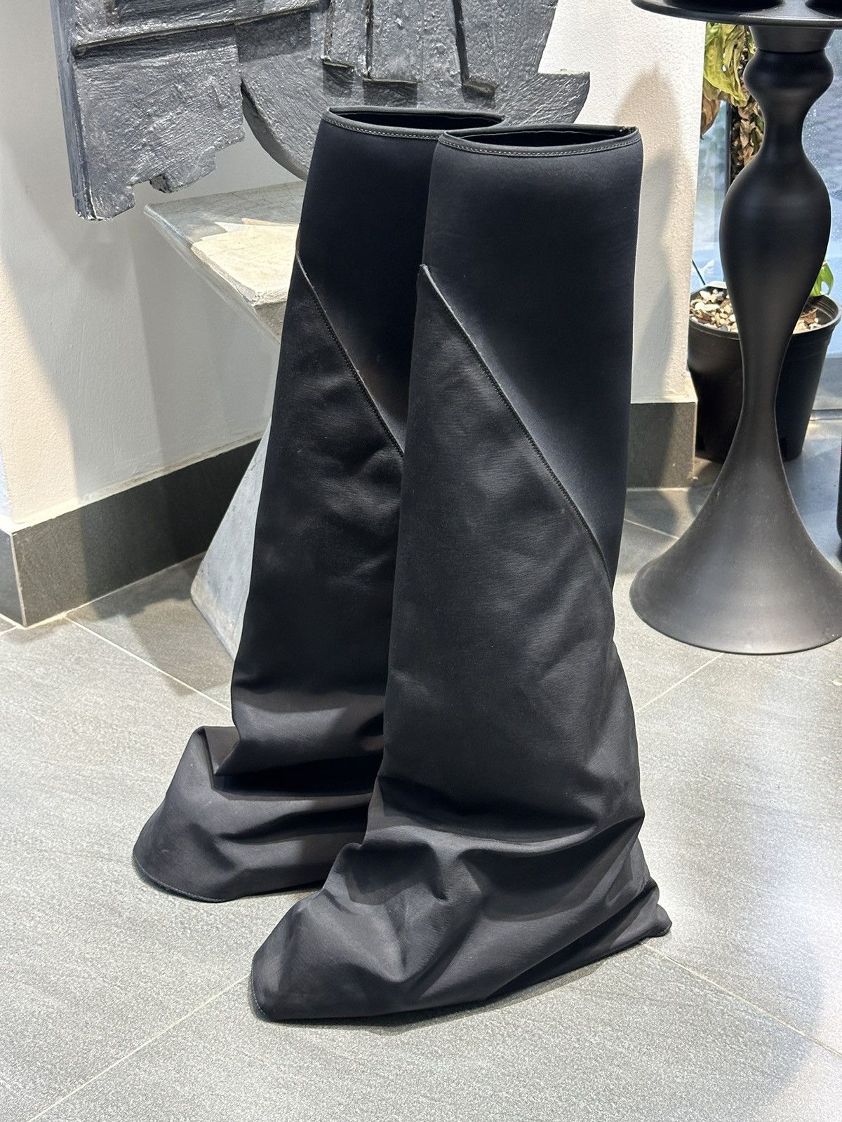 Rick Owens Drkshdw Rick Owens DRKSHDW Fetish knee high Boots Size US 8 / EU 41 - 3 Thumbnail