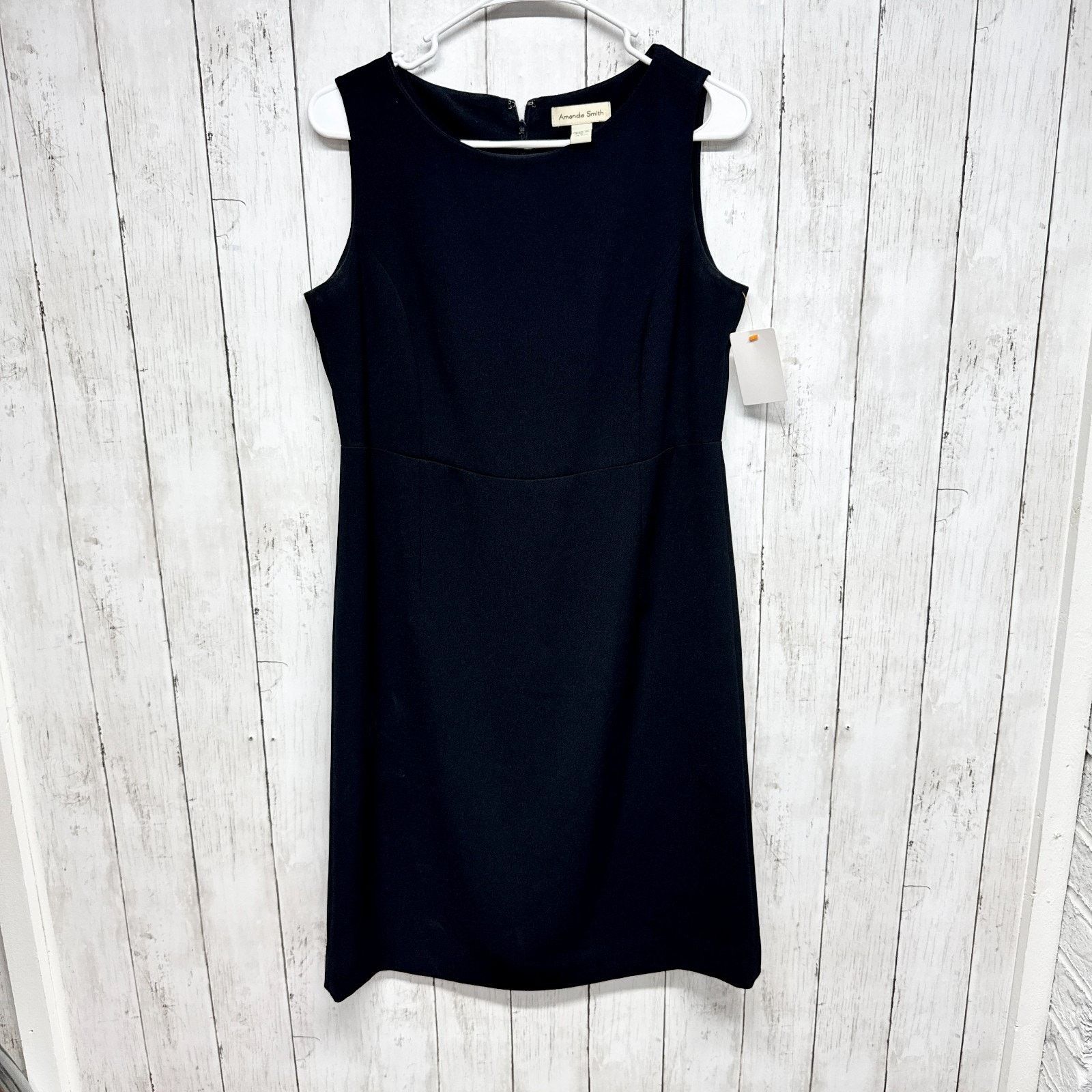Other Amanda Smith Dress Women Size 8 Black Sleeveless Sheath Mini Size M / US 6-8 / IT 42-44 - 1 Thumbnail