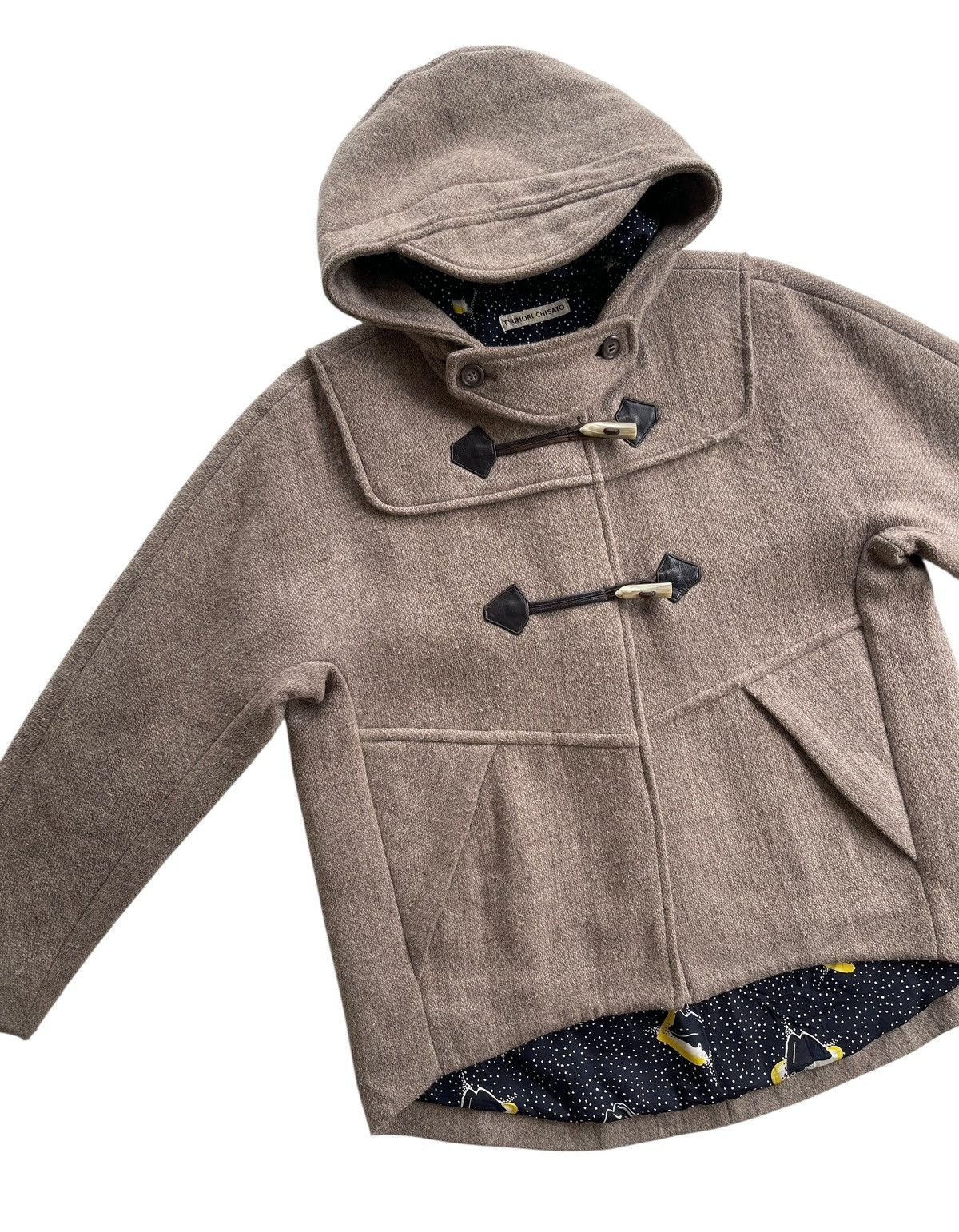 Issey Miyake Tsumori Chisato Wool Duffle Coat Size M / US 6-8 / IT 42-44 - 7 Thumbnail