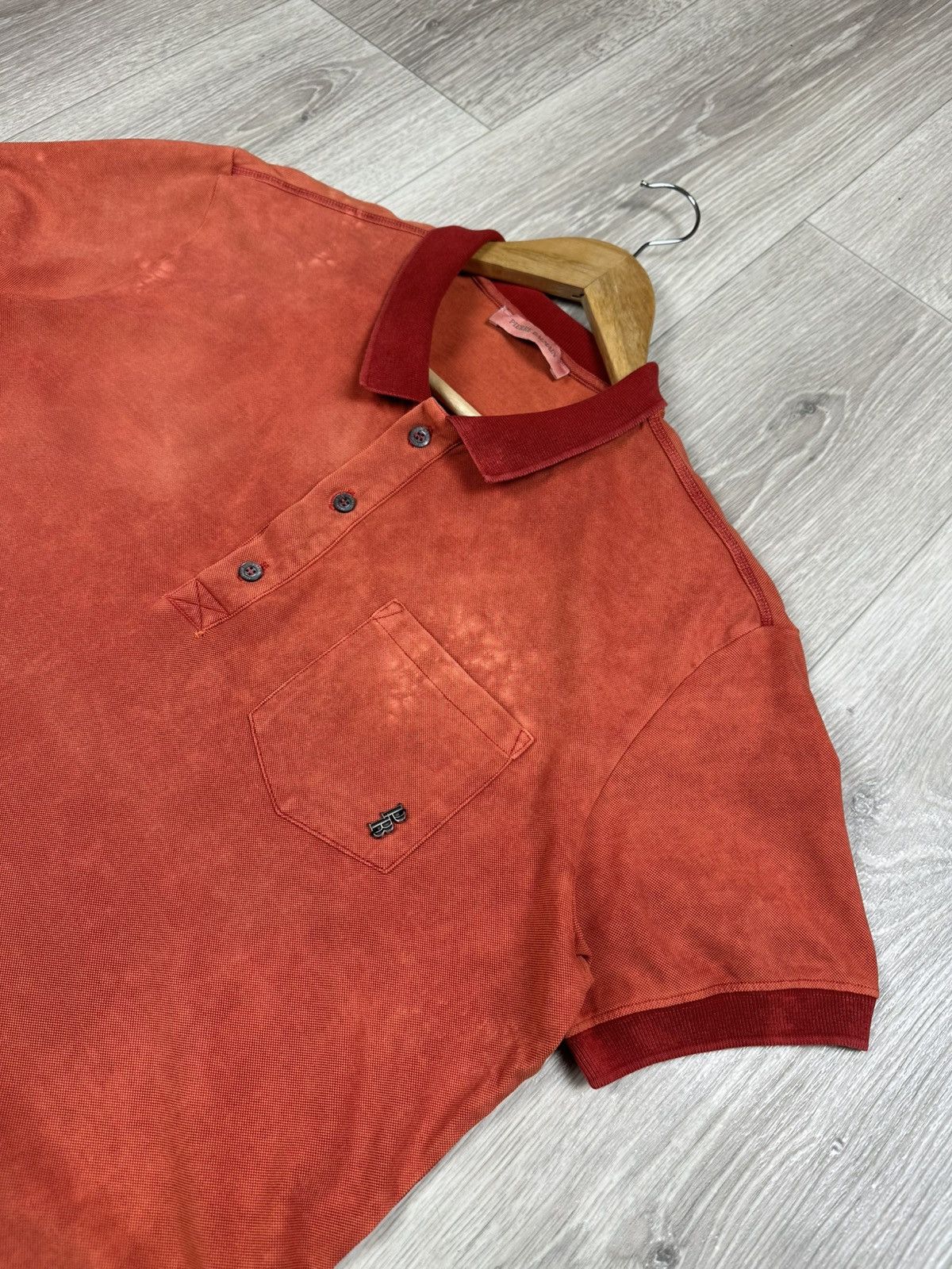Pierre Balmain × Vintage Vintage Pierre BALMAIN POLOS T-Shirt Garment Dyed Size US XL / EU 56 / 4 - 2 Thumbnail