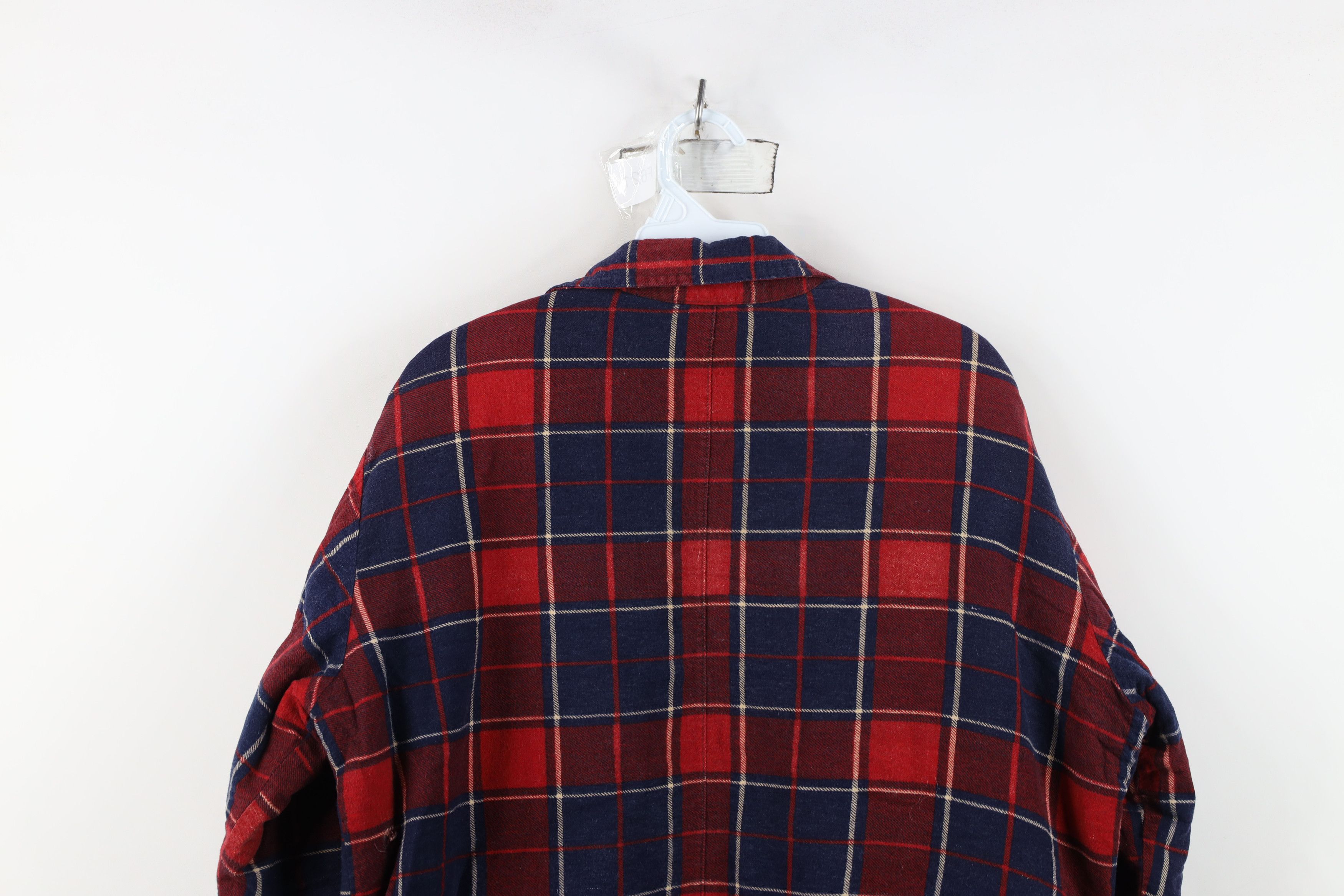 Vintage Vintage 90s Streetwear Flannel Button Shirt Jacket Jac Shirt Size US M / EU 48-50 / 2 - 14 Thumbnail