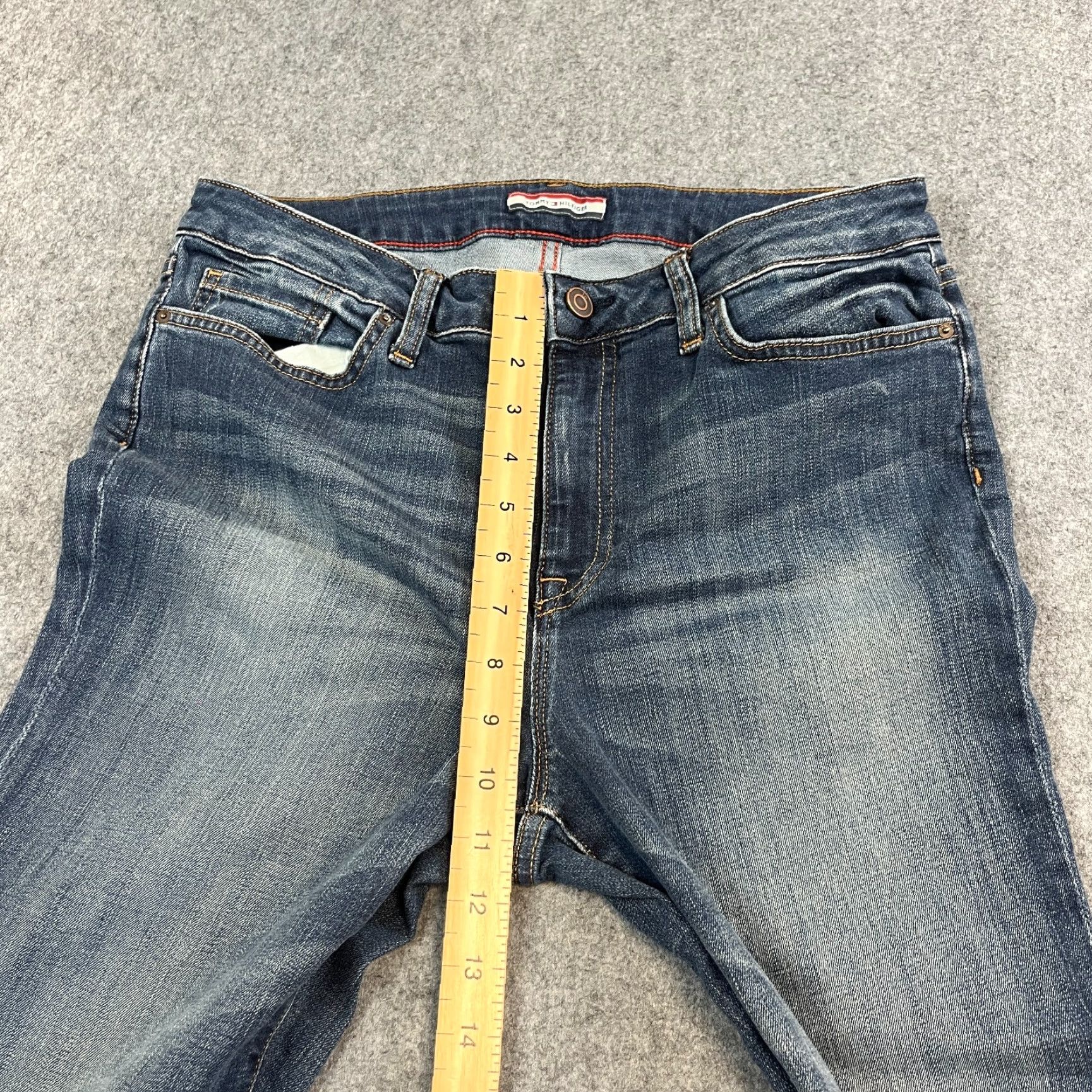 Tommy Hilfiger Tommy Hilfiger Womens Jeans High Rise Slim Skinny 30 30 UK 10 Stretch Blue Denim 5-Pocket Event: N/A Womens Size 32" / US 10 / IT 46 - 5 Thumbnail