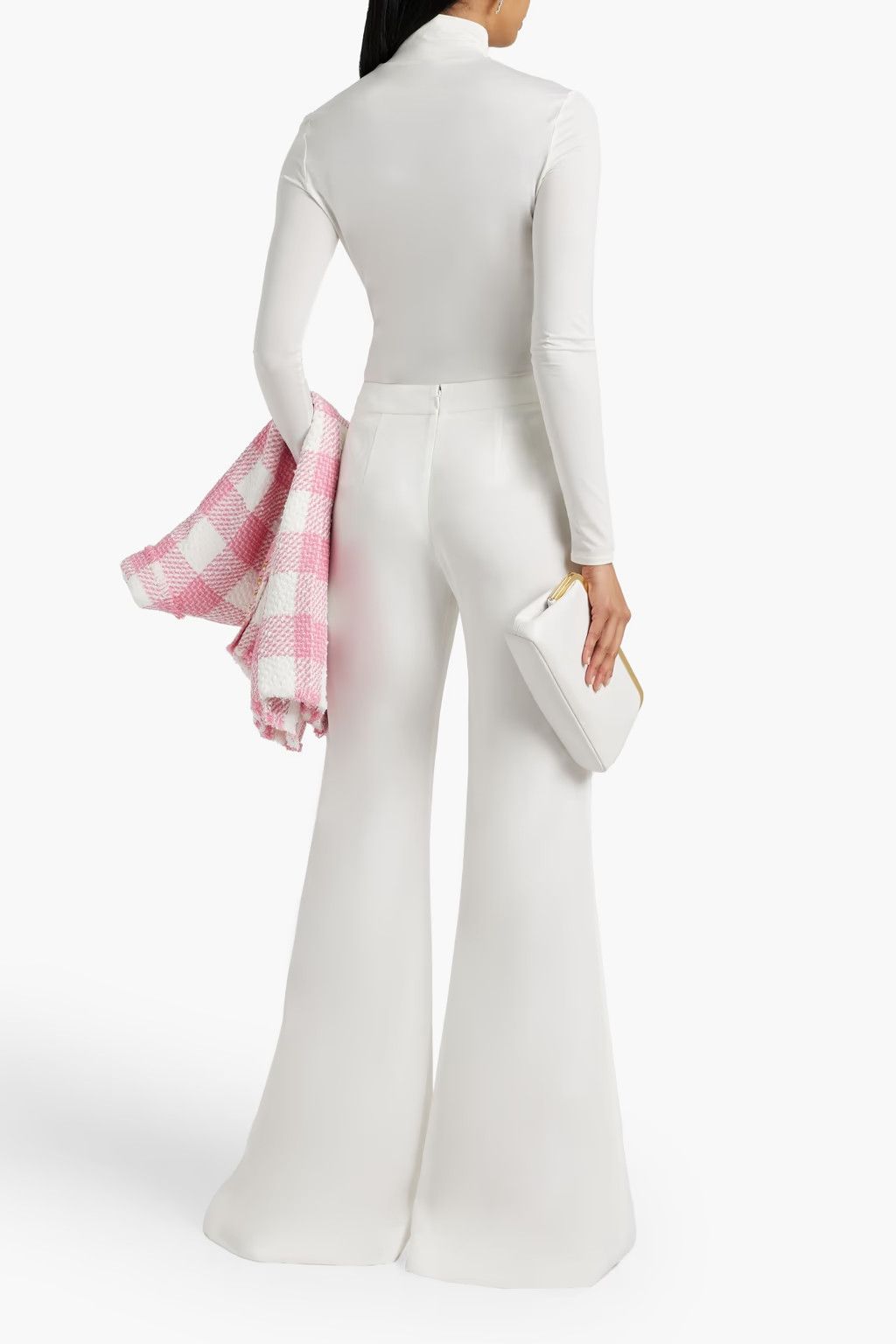 Balmain o1y0625 Sweatpant in White Size 27" / US 4 / IT 40 - 3 Thumbnail