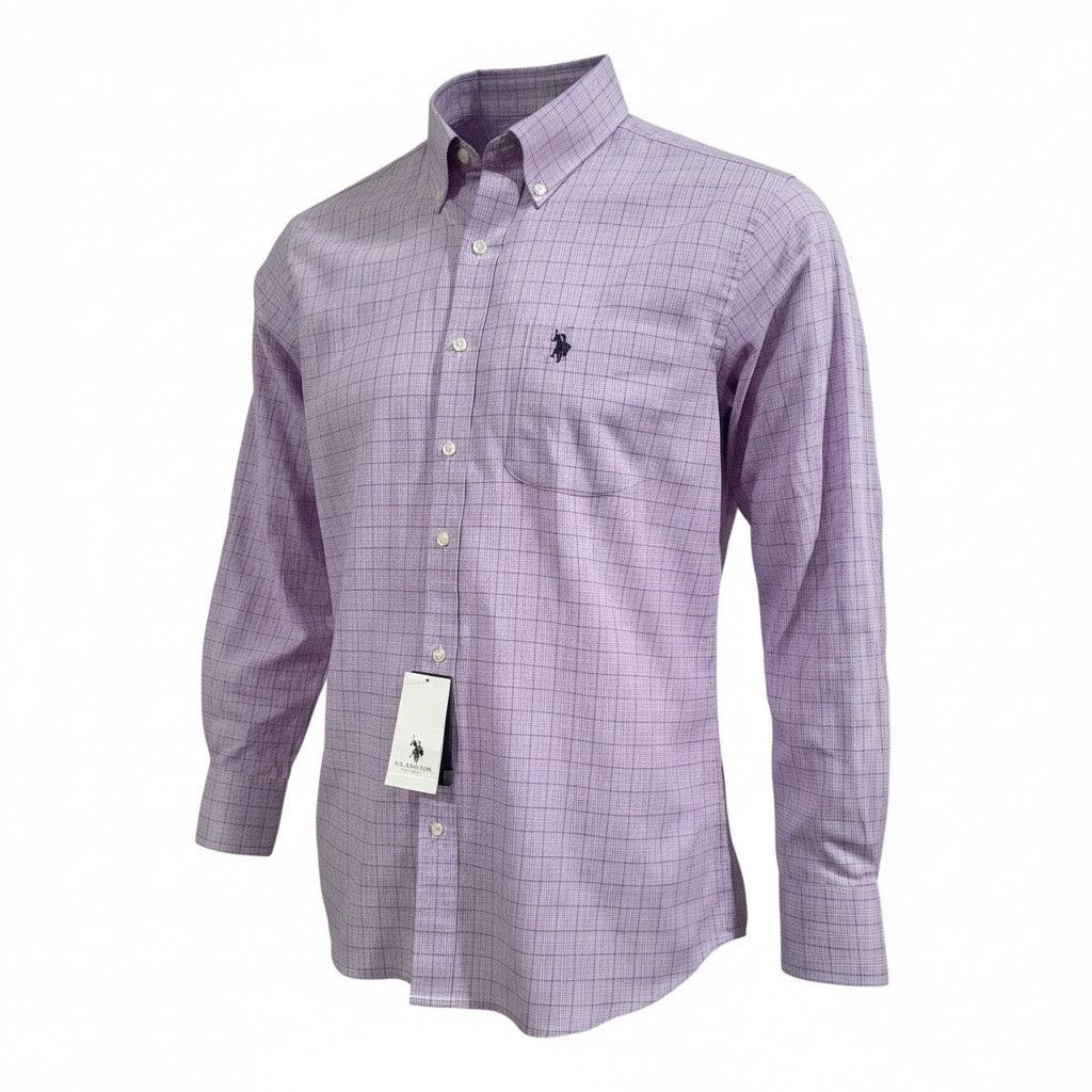 U.S. Polo Assn. U.S. Polo Assn. Men’s Slim Fit Dress Shirt Size L NWT Size US L / EU 52-54 / 3 - 2 Thumbnail