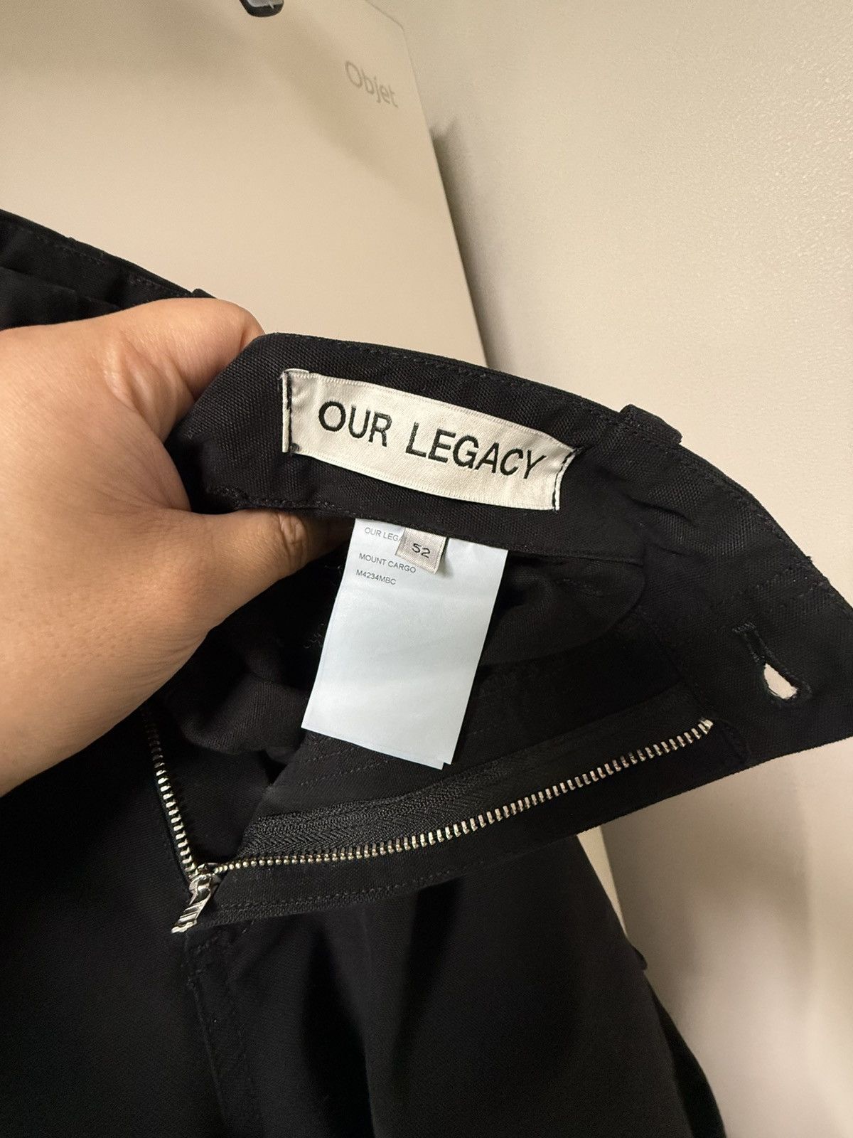Our Legacy Our legacy Mount Cargo Canvas black 52 Size US 36 / EU 52 - 4 Thumbnail