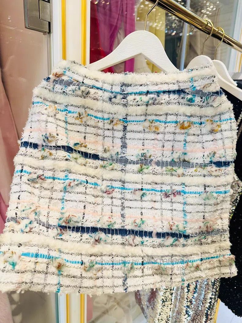 Thom Browne Thom Browne Tweed Herringbone Mini Skirt Size 24" / US 00 / IT 34 - 1 Thumbnail