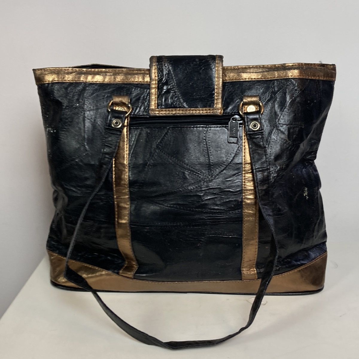 Vintage Avant garde Y2k Korean leather bag Size ONE SIZE - 2 Thumbnail