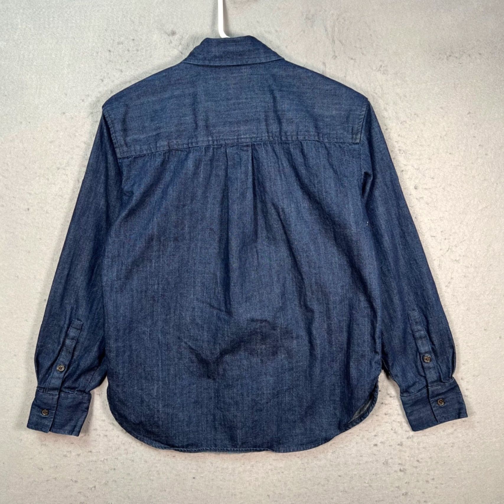 Banana Republic Banana Republic Womens XS Denim Blue Cotton Button-Up Shirt Size XS / US 0-2 / IT 36-38 - 2 Thumbnail