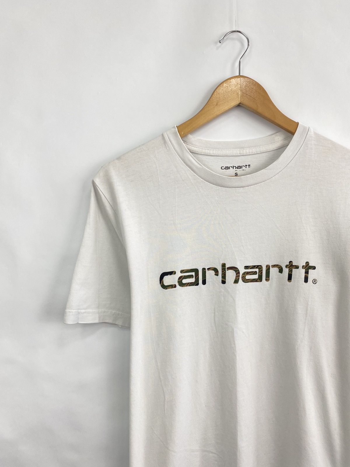 Carhartt × Carhartt Wip × Vintage 🇺🇸 Y2K Carhartt Military Logo T-Shirt Rare Retro Hype Size US S / EU 44-46 / 1 - 2 Thumbnail