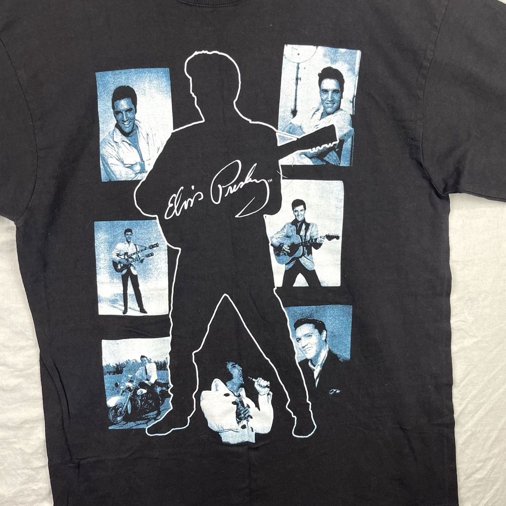 Vintage Vintage Elvis Presley Shirt Men XL Rock n Roll Rockabilly Greaser Shirt XL Black Cotton Logo Size US XL / EU 56 / 4 - 3 Thumbnail