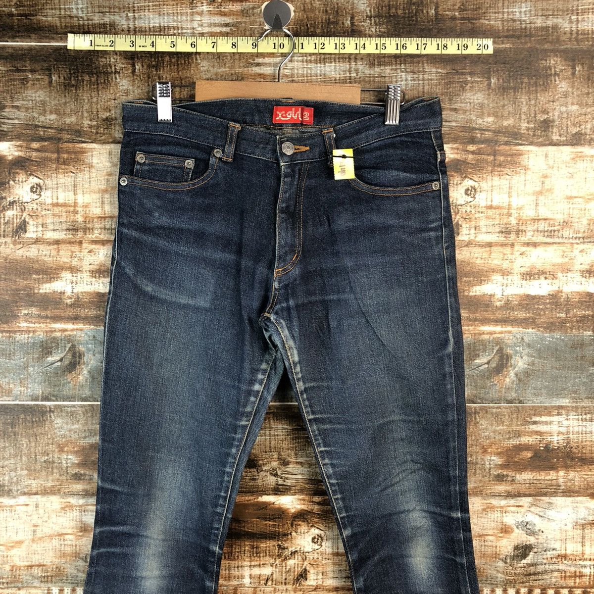 Japanese Brand X Girl Blue Denim Pants #A2140 Size US 31 - 4 Thumbnail