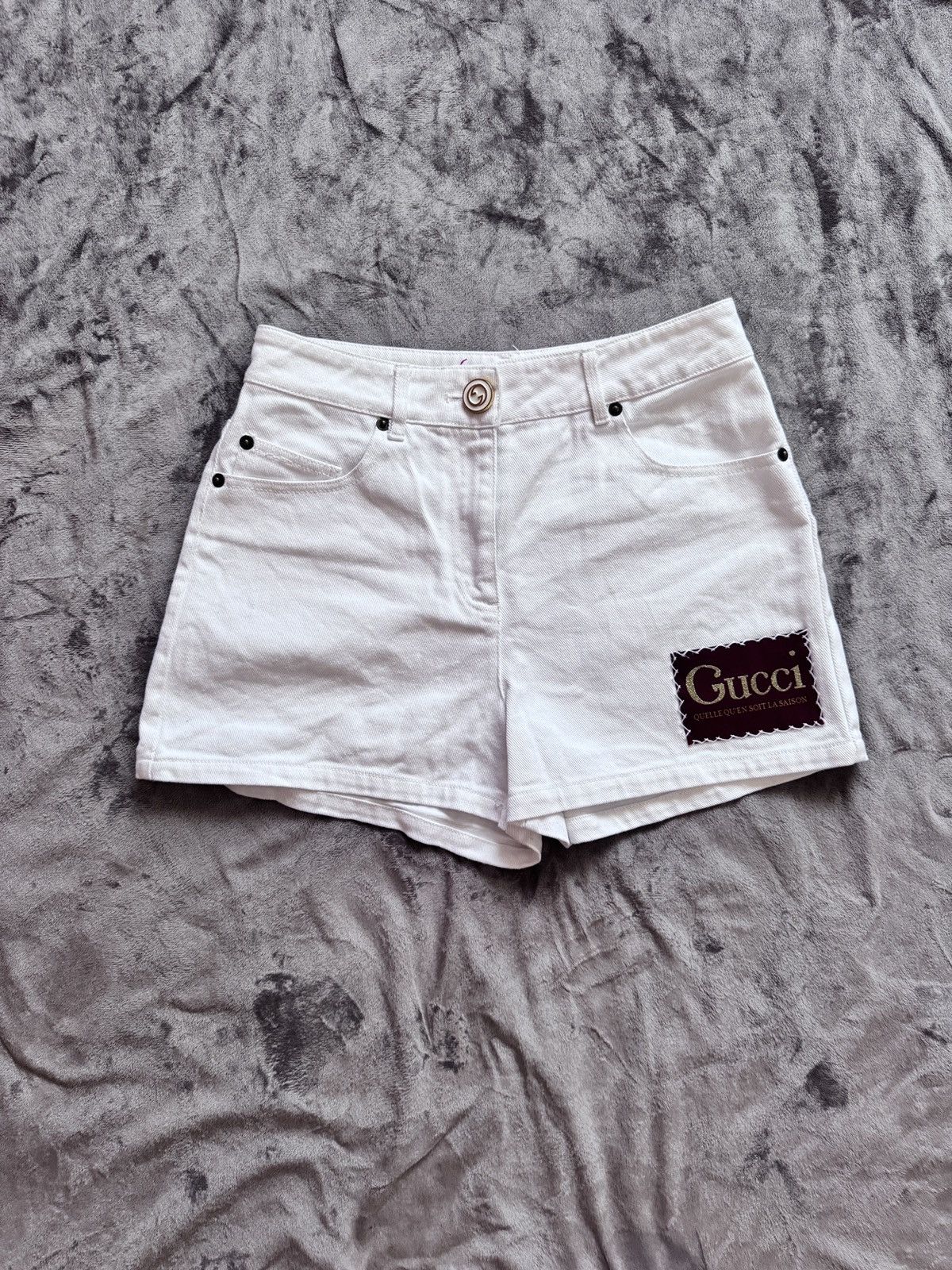 Gucci Women’s denim mini shorts Gucci Size 25" / US 0 / IT 36 - 1 Thumbnail