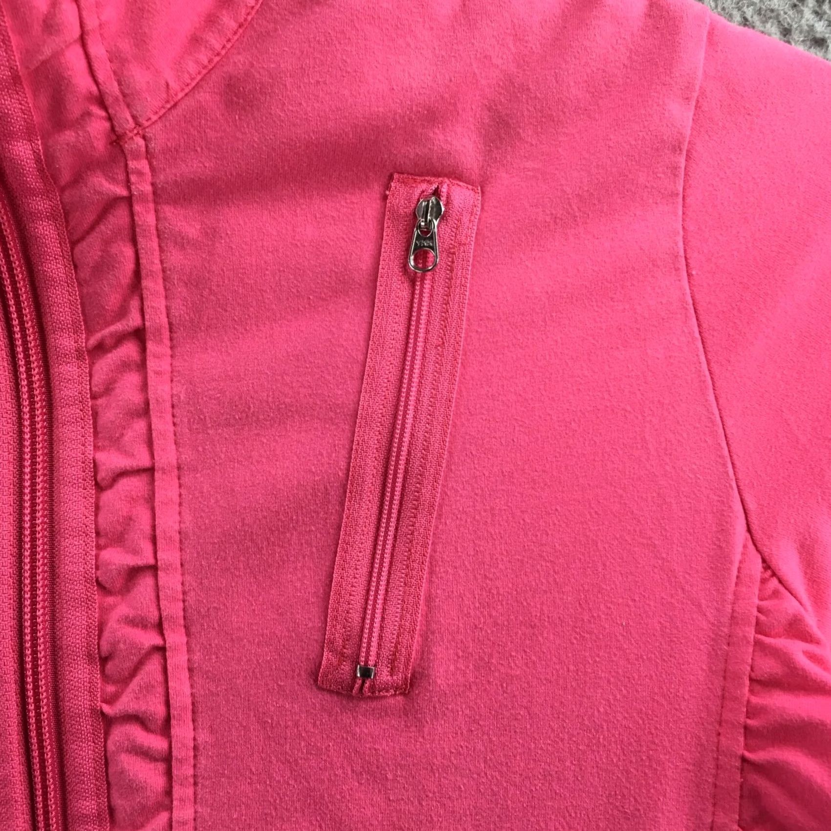 Pinko Neon Buddha Jacket Womens L Pink Full Zip Long Sleeve Zippered Pockets Size L / US 10 / IT 46 - 4 Thumbnail