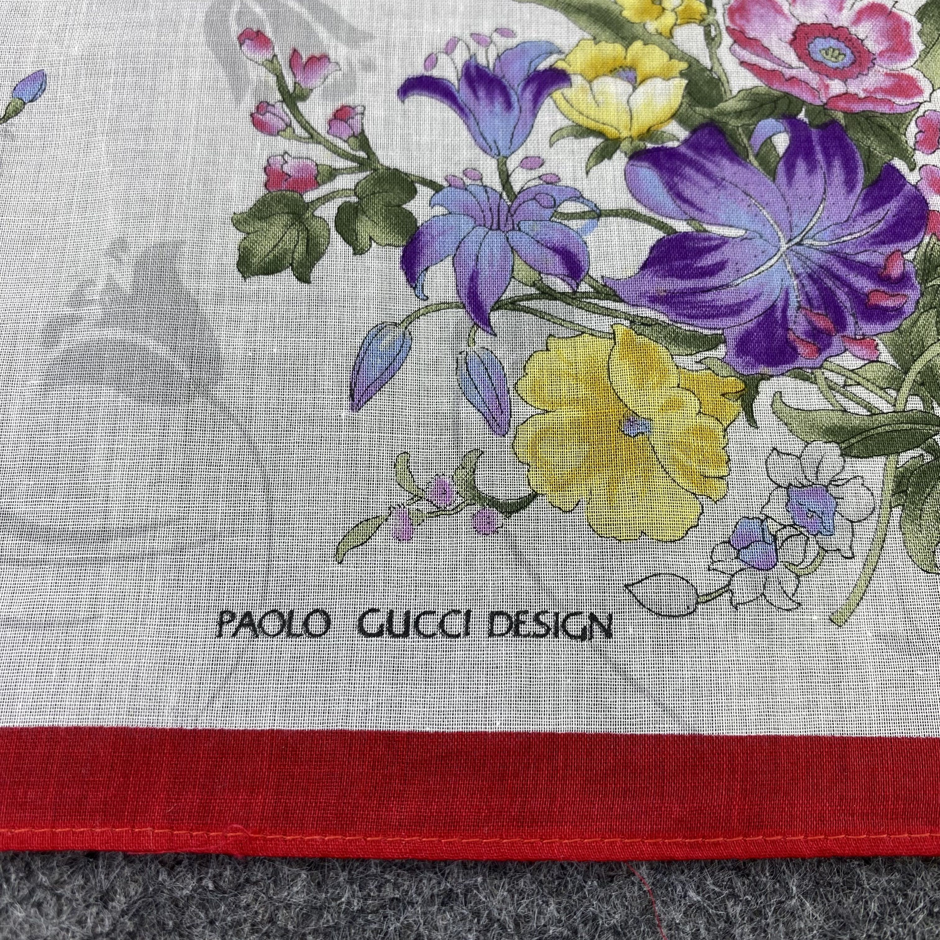 Paolo Gucci Paolo Gucci Handkerchief / Bandana / Neckerchief-B786 Size ONE SIZE - 5 Thumbnail
