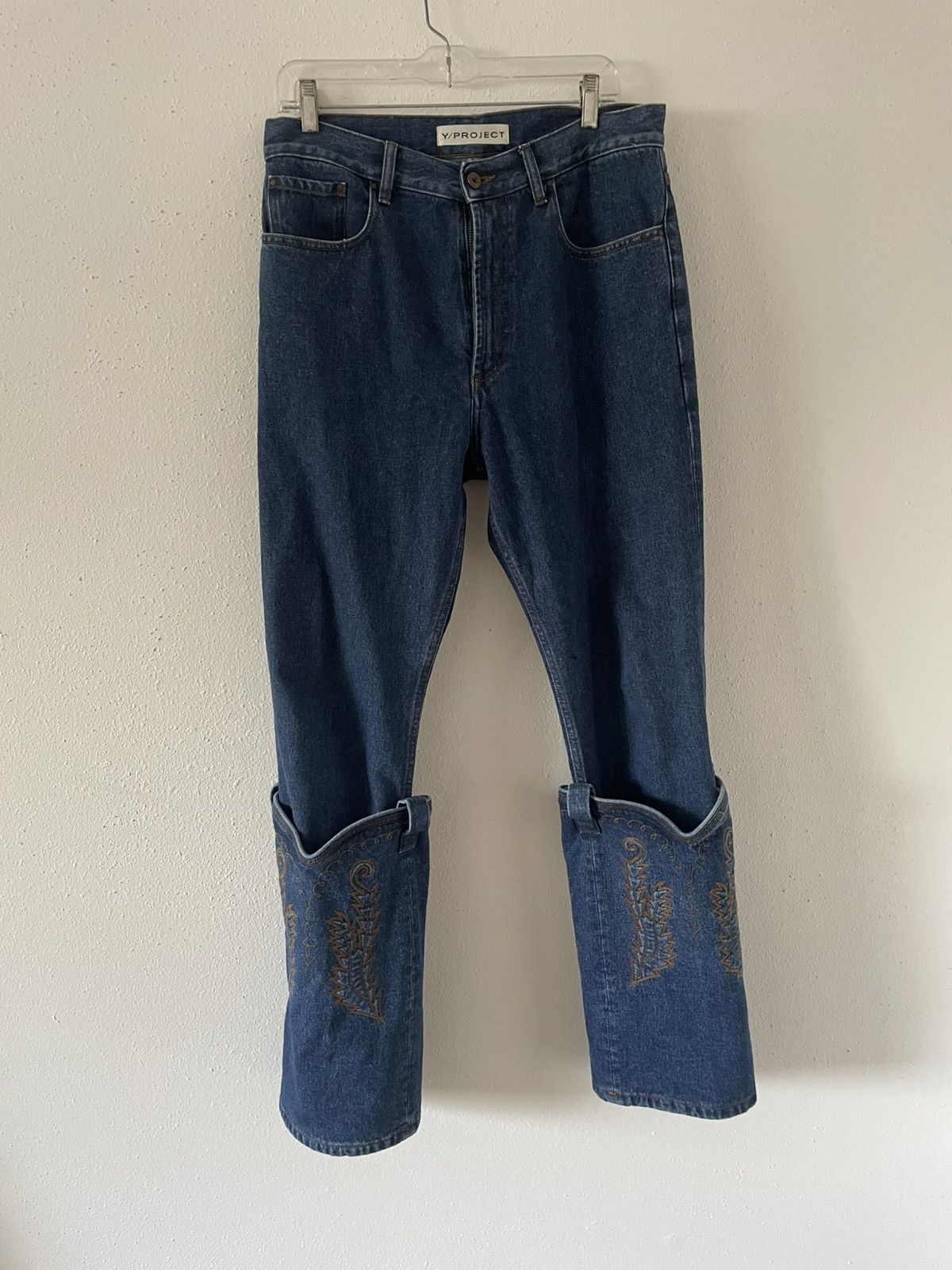 Y Project Cowboy Cuff Jeans | Grailed