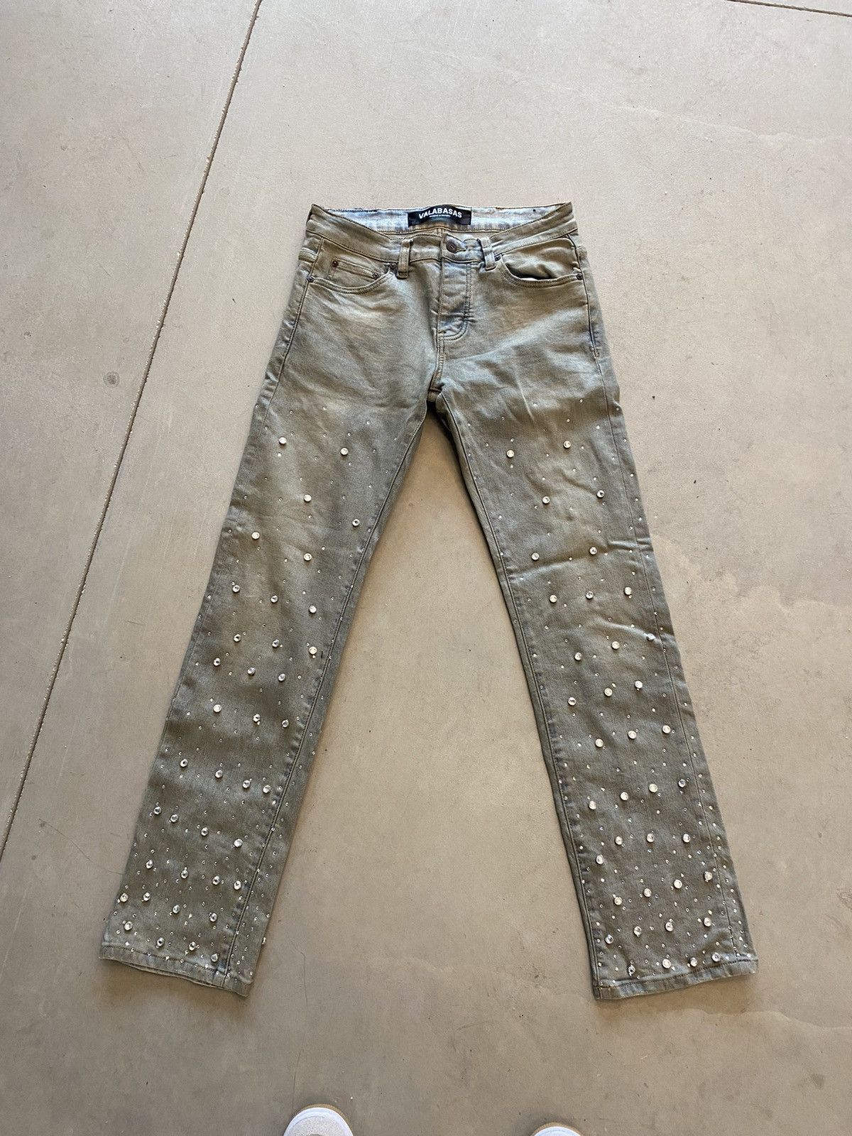 Valabasas Valabasas Rhinestone Denim Blue Size US 30 / EU 46 - 1 Thumbnail