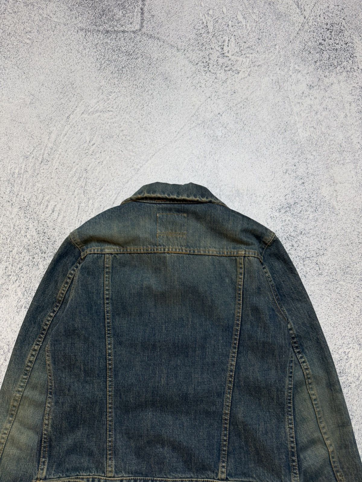 Helmut Lang Helmut Lang Archive Dark Denim Trucker Jacket Vintage 90s Size M / US 6-8 / IT 42-44 - 14 Thumbnail