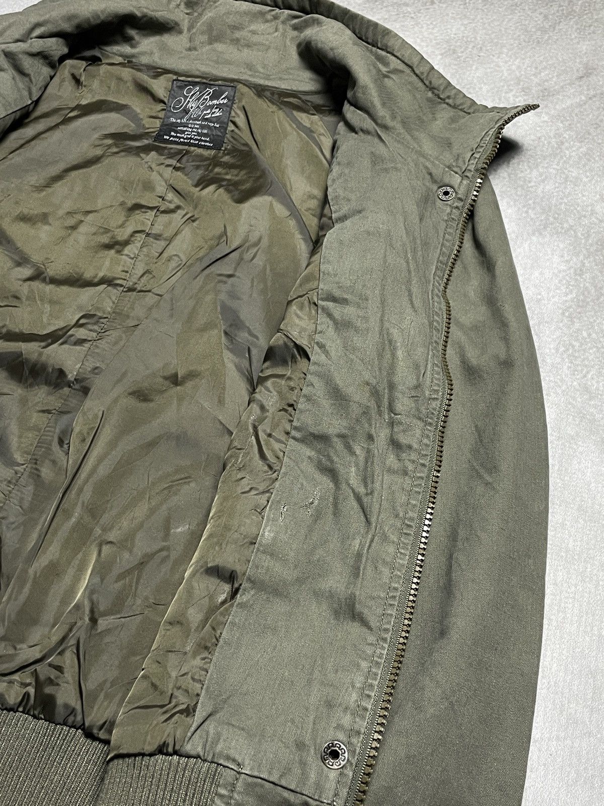 14th Addiction 2000’s Sly Bomber - Cyber Military Cargo Jacket Size US M / EU 48-50 / 2 - 14 Thumbnail