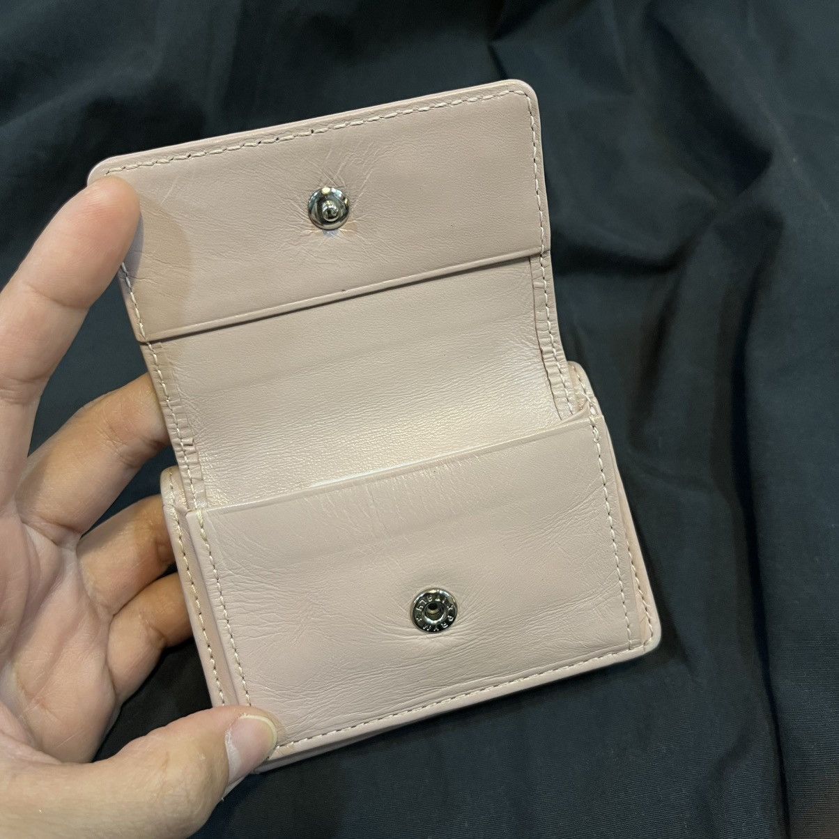 Vivienne Westwood Vivienne Westwood Mini Wallet leather Pink beige Orb logo Size ONE SIZE - 7 Thumbnail