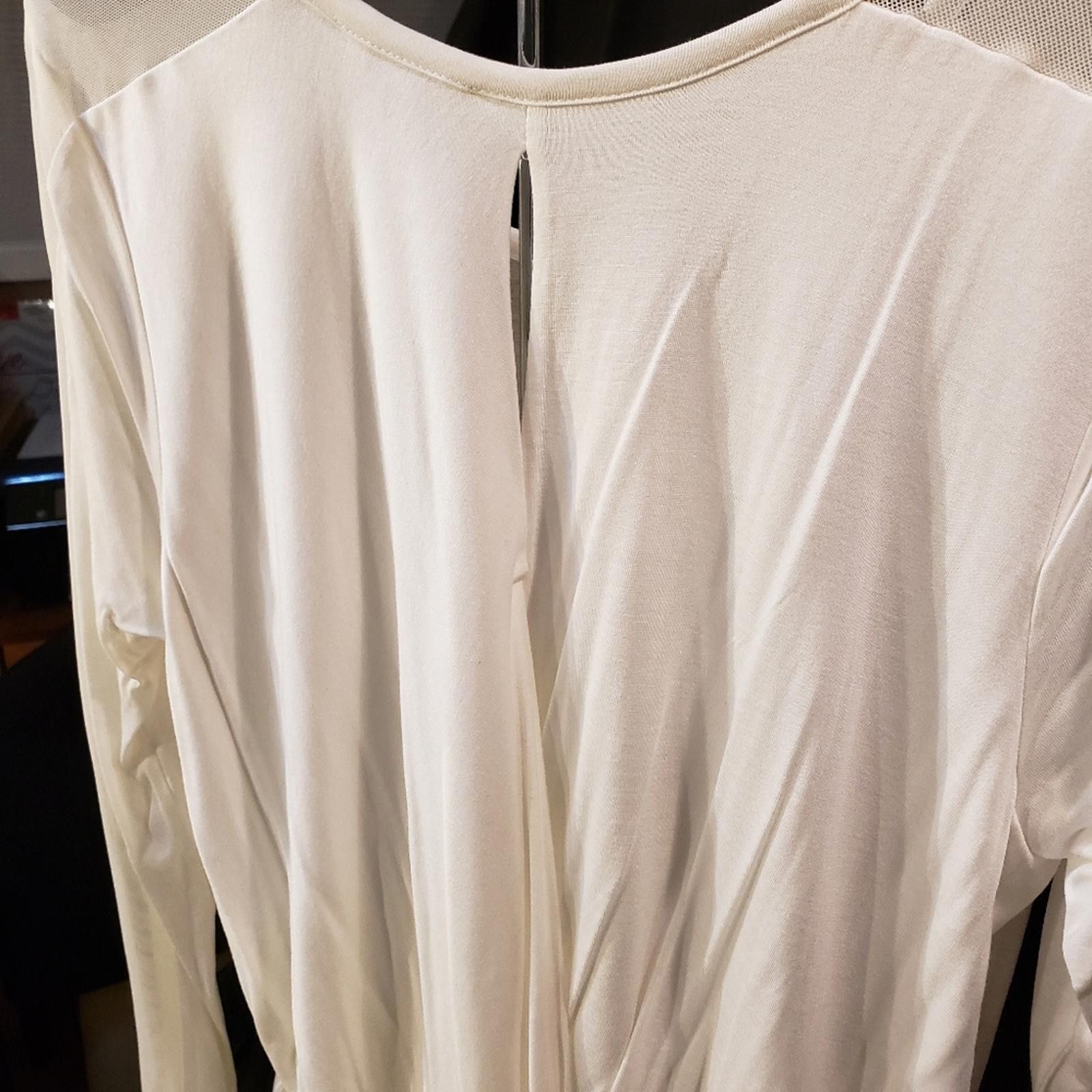 Calvin Klein Calvin Klein NWOT Women’s Off White Long Sleeve Size XL / US 12-14 / IT 48-50 - 2 Thumbnail