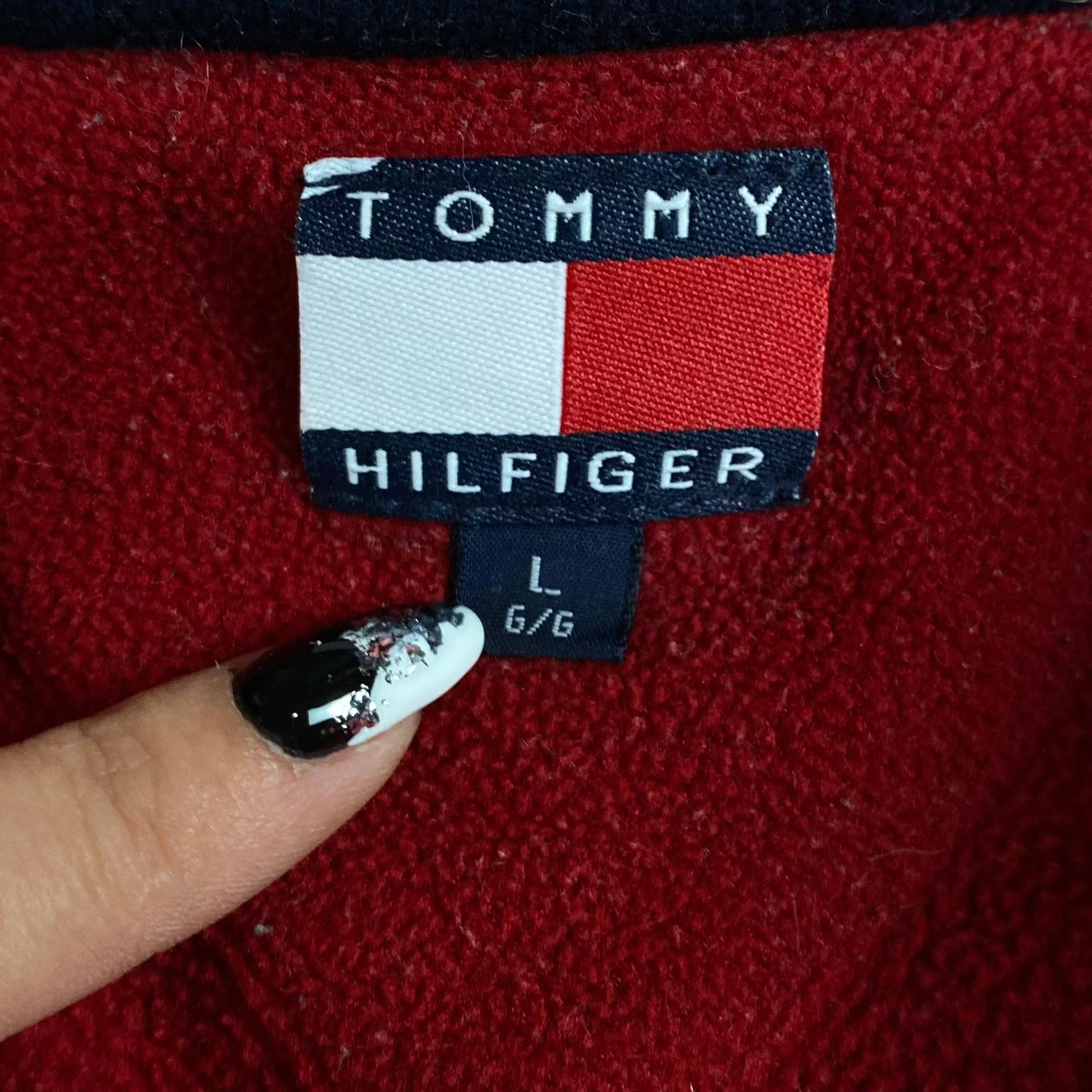 Tommy Hilfiger × Vintage Men’s Fleece Sweatshirt Tommy Hilfiger Vintage Size L Size US L / EU 52-54 / 3 - 5 Thumbnail