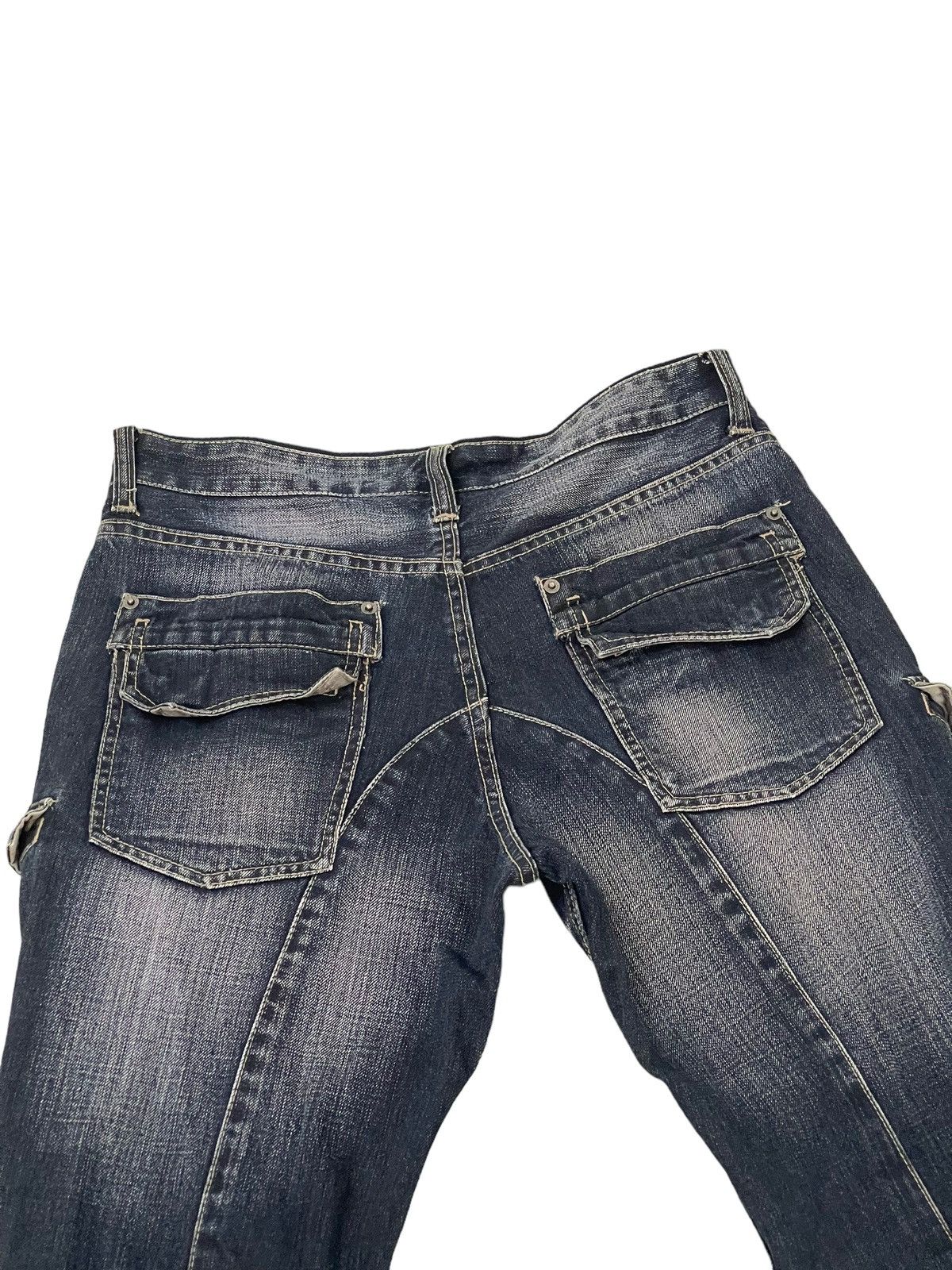 PPFM Slim Jeans PPFM Japan Multizipped Faded 8🟦4 Size US 32 / EU 48 - 16 Thumbnail