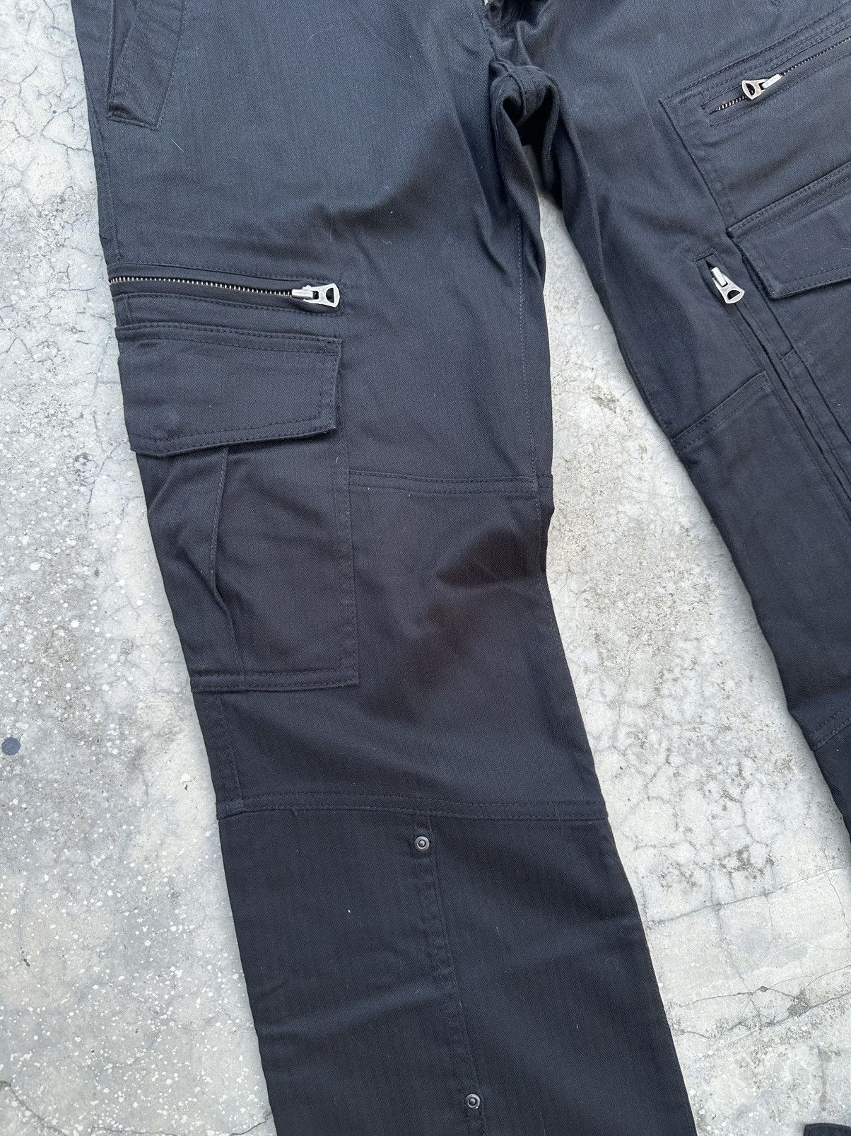 Tete Homme Vintage Tete Homme HBT Cargo Flare Trousers Pants Size US 32 / EU 48 - 8 Thumbnail