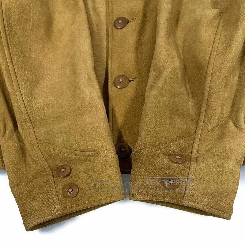 RRL Ralph Lauren RRL Vintage Deer Leather Jacket L. Size US L / EU 52-54 / 3 - 3 Thumbnail