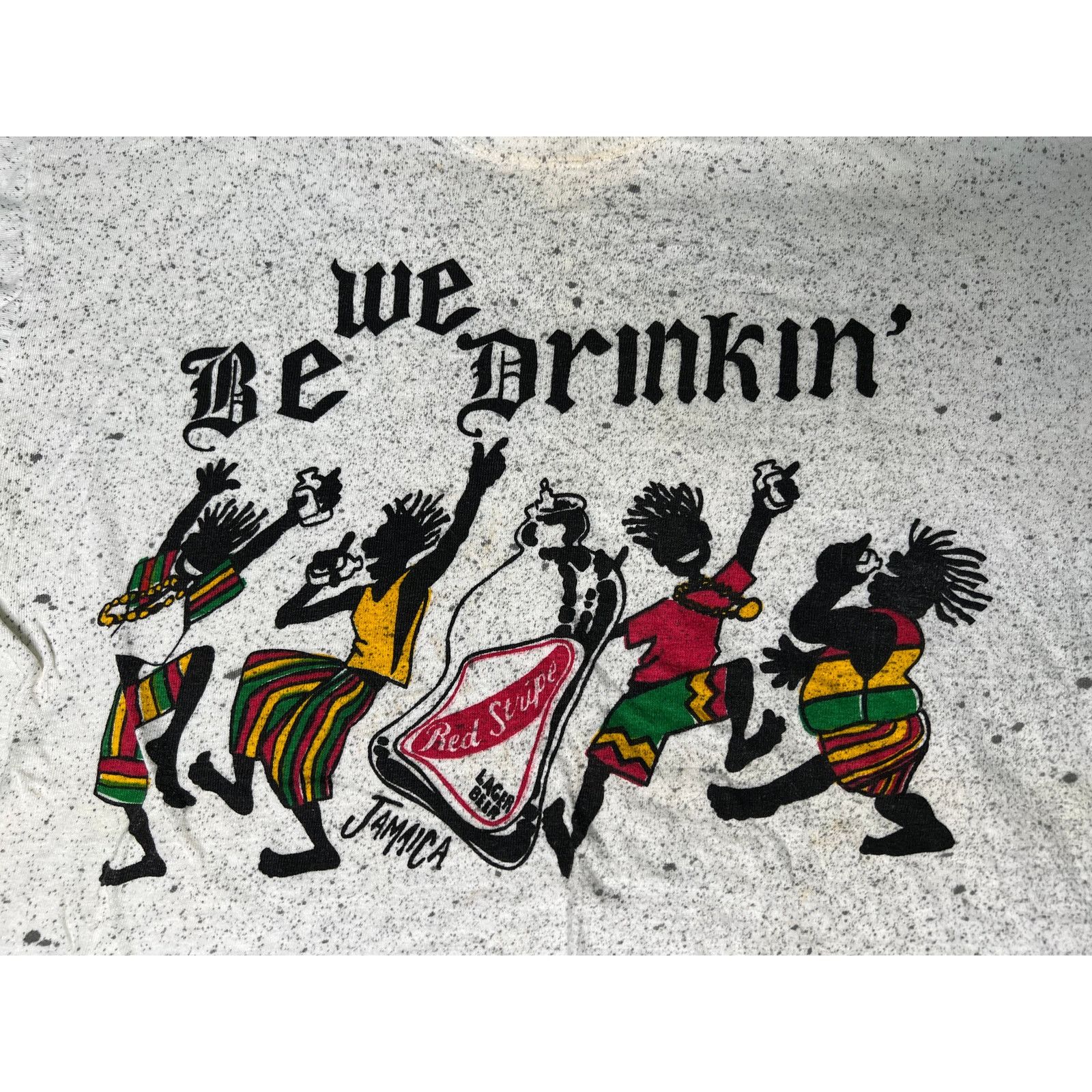 Vintage Vintage Jamaica We Be Drinkin Single Sitch T-shirt 2XL Size US XXL / EU 58 / 5 - 3 Thumbnail