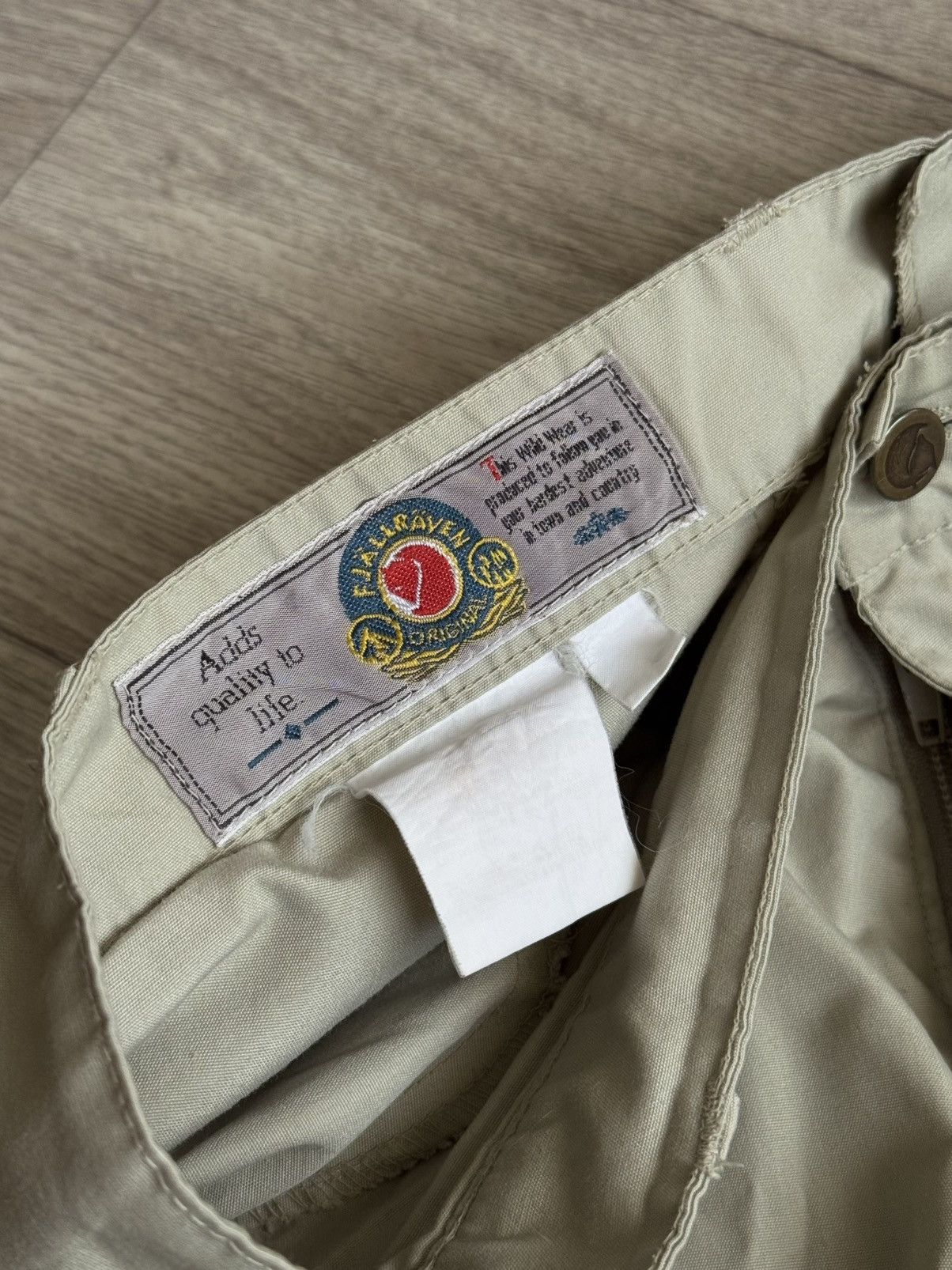 Fjallraven 🔷 Vintage Fjallraven Trekking Cargo Pants Outdoor 90s🔷 Size US 36 / EU 52 - 6 Thumbnail