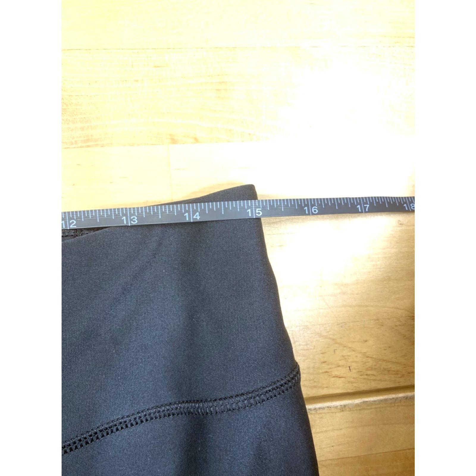 Nike Nike Dri-FIT Capri Leggings Women L Black Gym Training Size 36" / US 14 / IT 50 - 6 Thumbnail