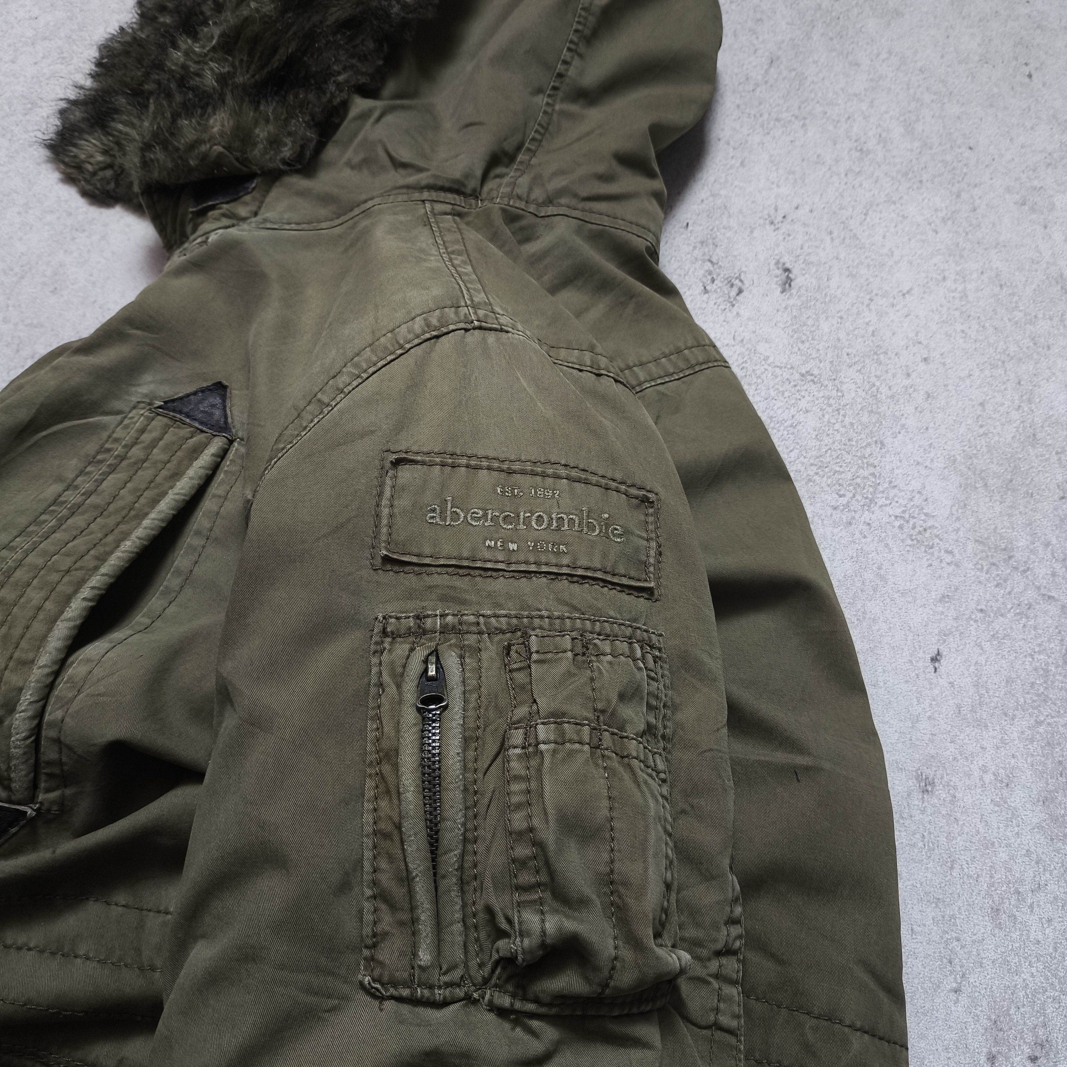 Abercrombie & Fitch Abercrombie MT Washington Military Fur Jacket Size US L / EU 52-54 / 3 - 7 Thumbnail
