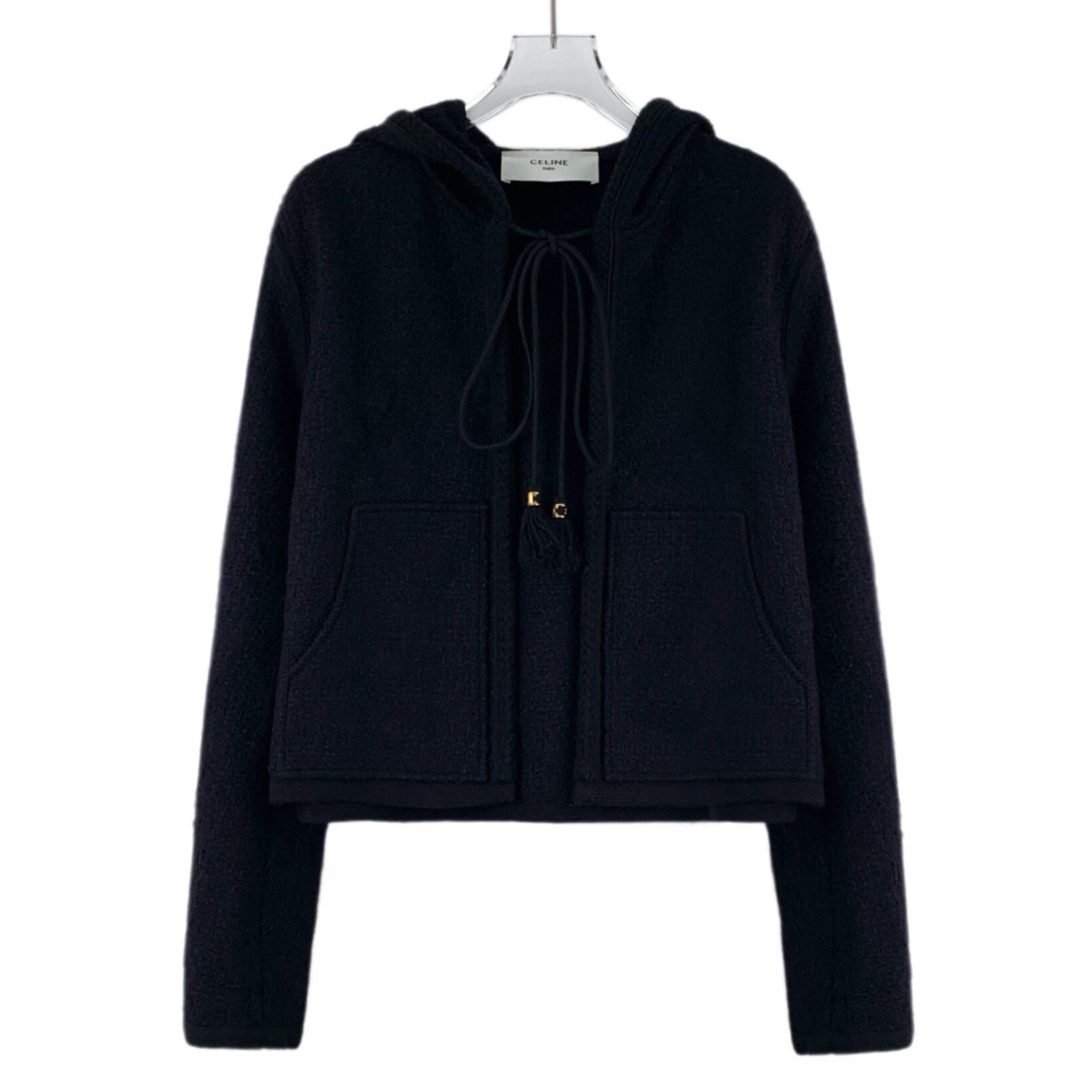 Celine Celine Cotton Black Jacket M Women Size M / US 6-8 / IT 42-44 - 1 Thumbnail