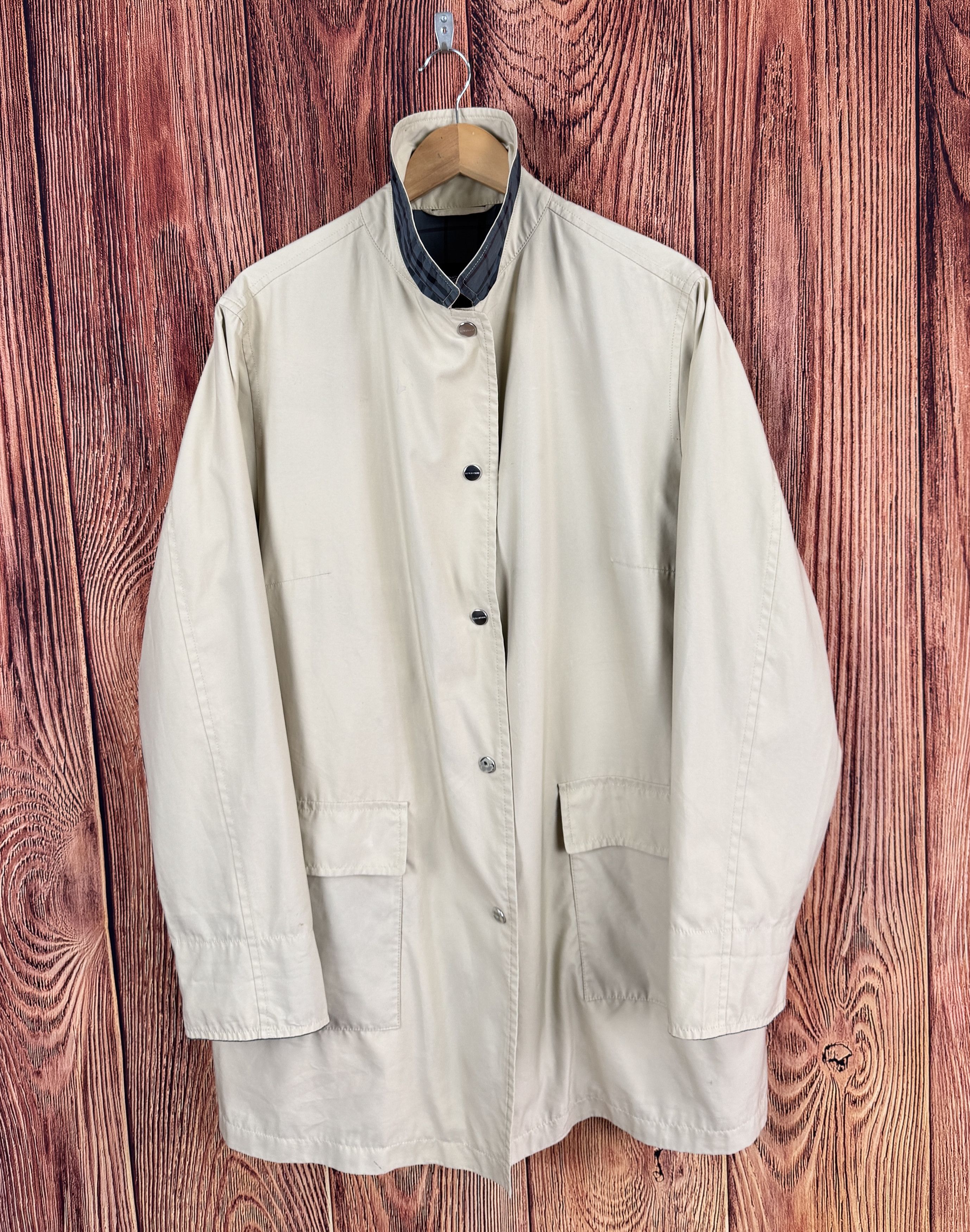 Burberry BURBERRY London Vintage Check Colar Womens Trench Coat Size XL / US 12-14 / IT 48-50 - 1 Thumbnail