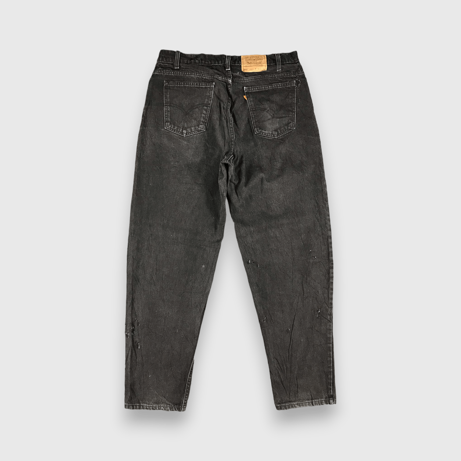 Levi's Vintage 90s Faded Black Levis 560 Jeans-J2408 Size US 37 - 2 Thumbnail