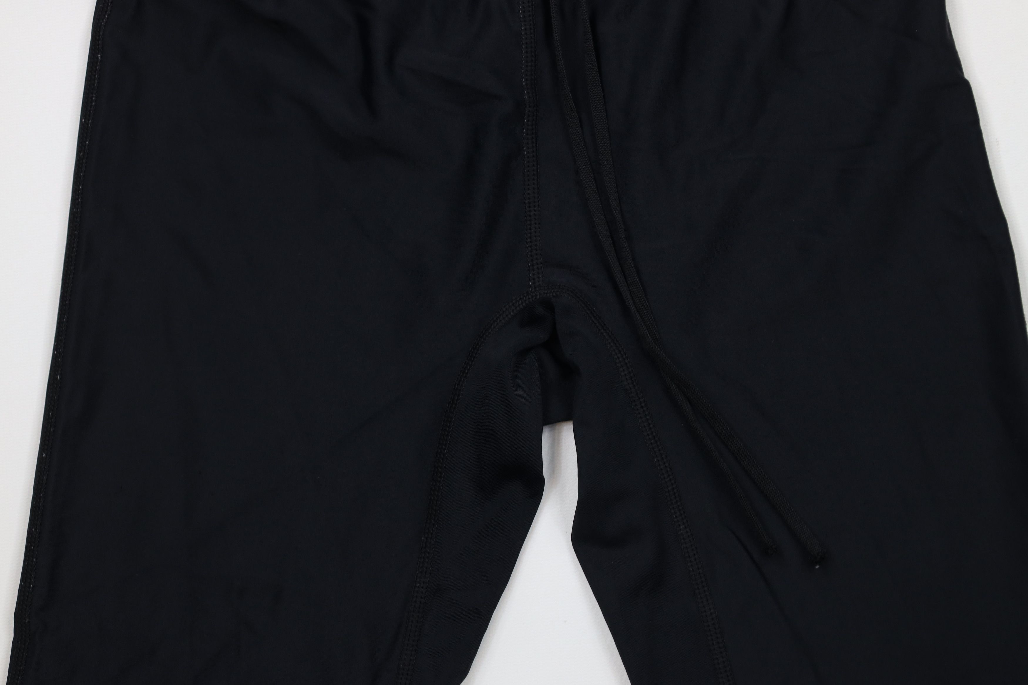 Nike × Vintage Nike Mini Swoosh Swimming Half Tights Jammers Shorts Black Size US 34 / EU 50 - 3 Thumbnail