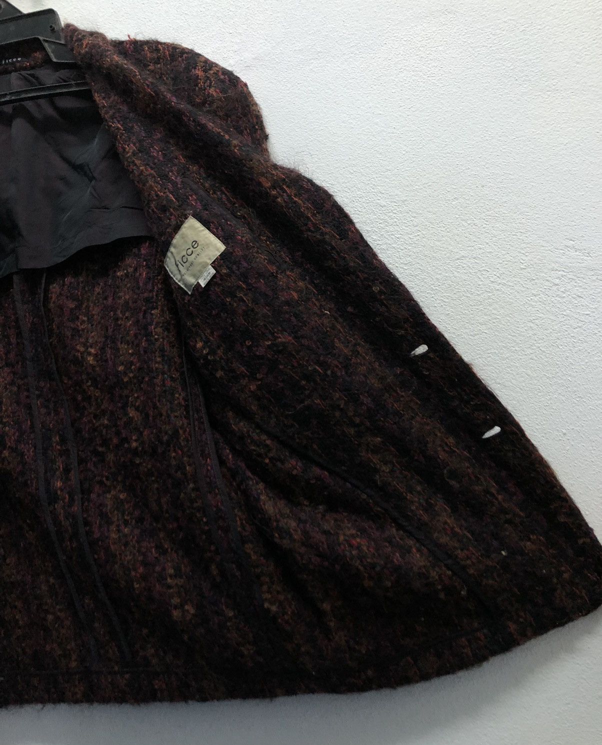 Yoshiyuki Konishi Ficce Uomo by Yoshiyuki Konishi Textured Wool Blazer JDJ402 Size M / US 6-8 / IT 42-44 - 11 Thumbnail