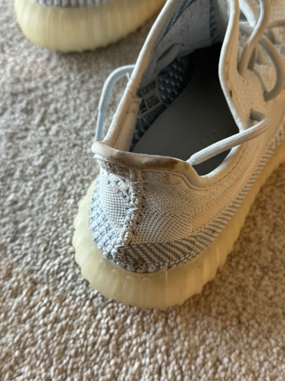Adidas × Yeezy 🔥 RARE Yeezy Boost 350 V2 Citrin Nylon Blue Light Size US 6.5 / IT 36.5 - 5 Thumbnail