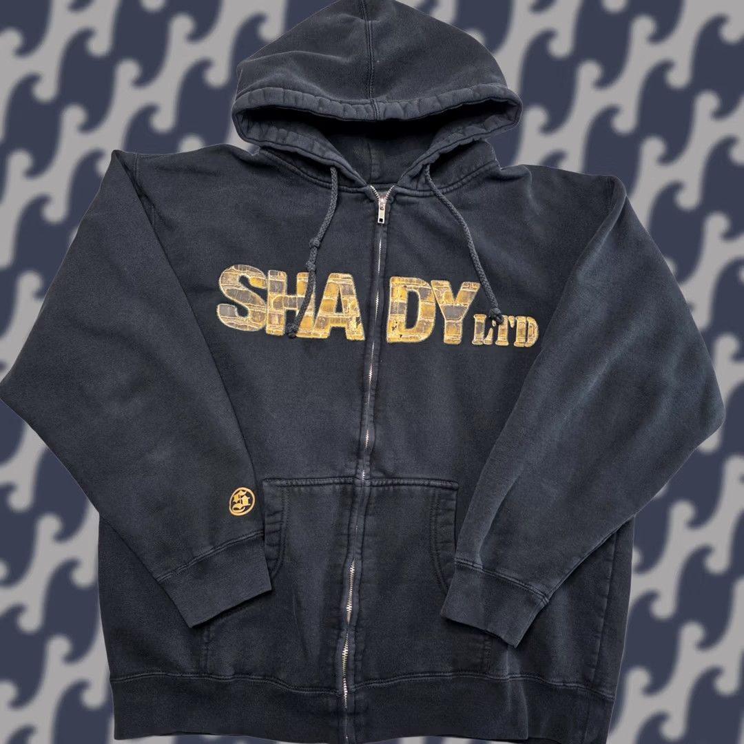 Eminem × Shady Ltd Y2K Shady LTD Full Zip Hoodie XL | Grailed
